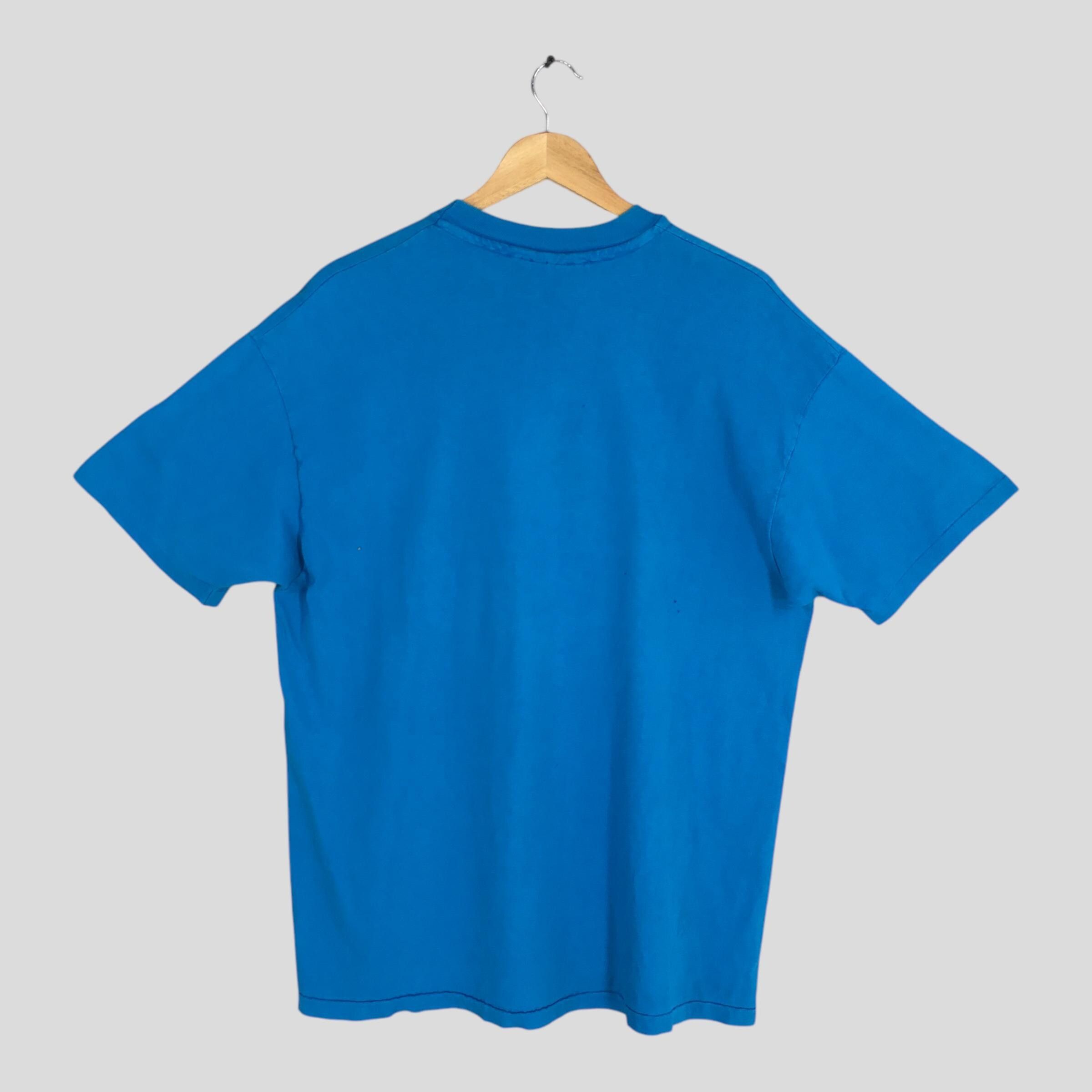 L.L. Bean Vintage 90s LL Bean Outdoor Blue Tshirt XLarge Size US XL / EU 56 / 4 - 5 Thumbnail