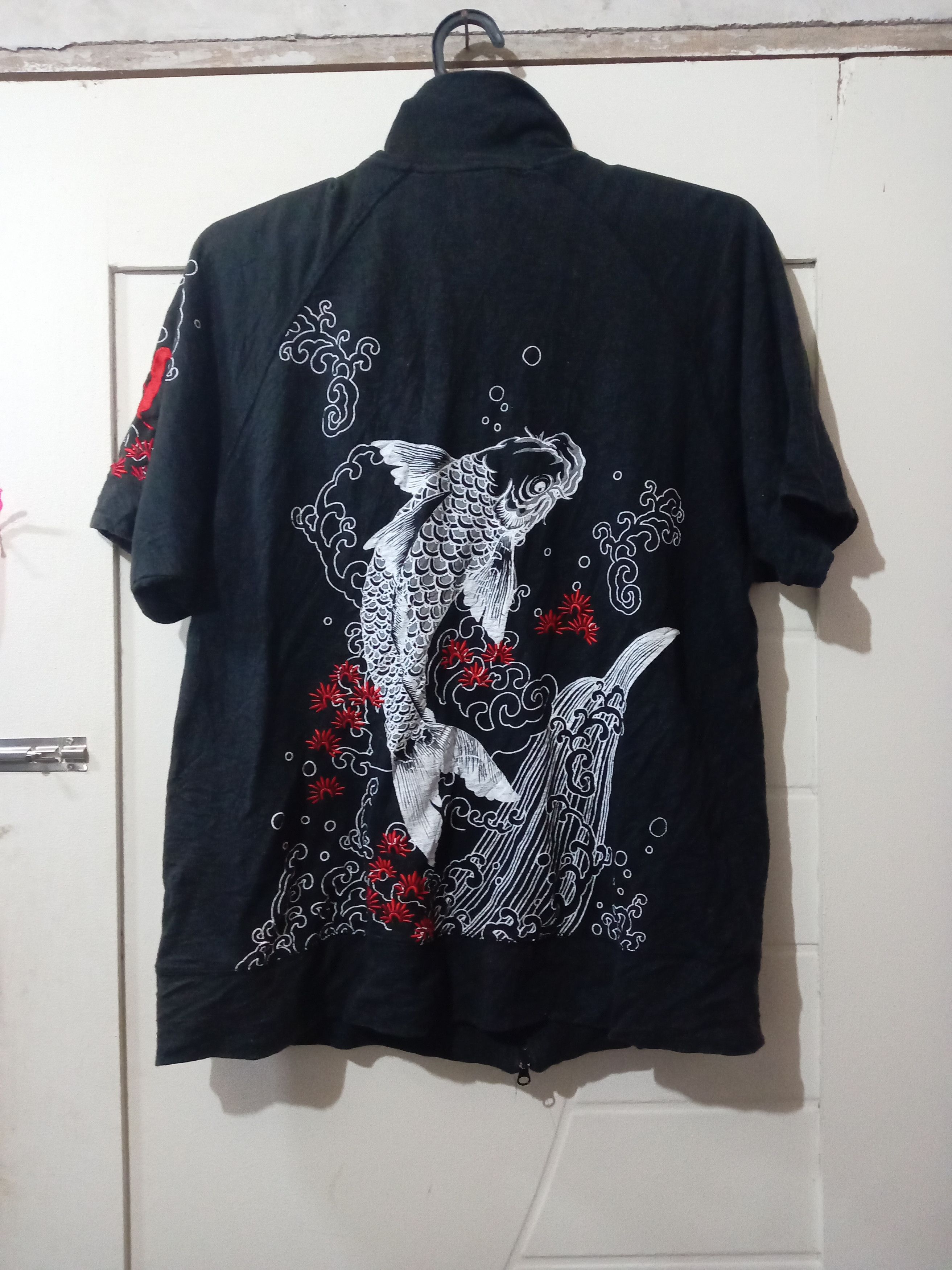 If Six Was Nine × Japanese Brand × Vintage 🇯🇵 Vintage Japan Okinawa Shisa Sukajan Hoodie Size US L / EU 52-54 / 3 - 1 Thumbnail