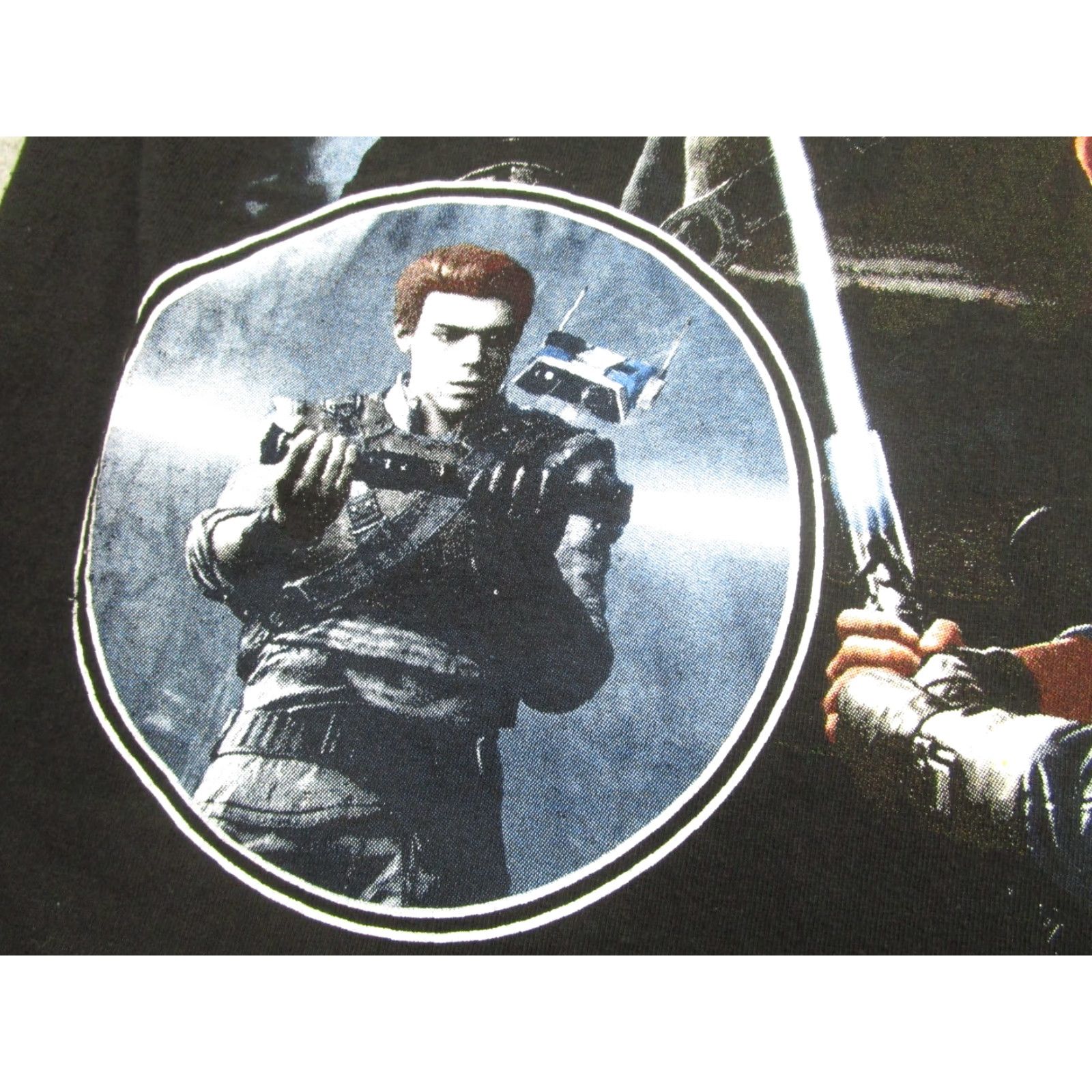 Star Wars VINTAGE Tatooine Traders Co. Shirt Mens M Black Star Wars Cal Kestis Graphic Print 90s Mens Size US M / EU 48-50 / 2 - 4 Thumbnail