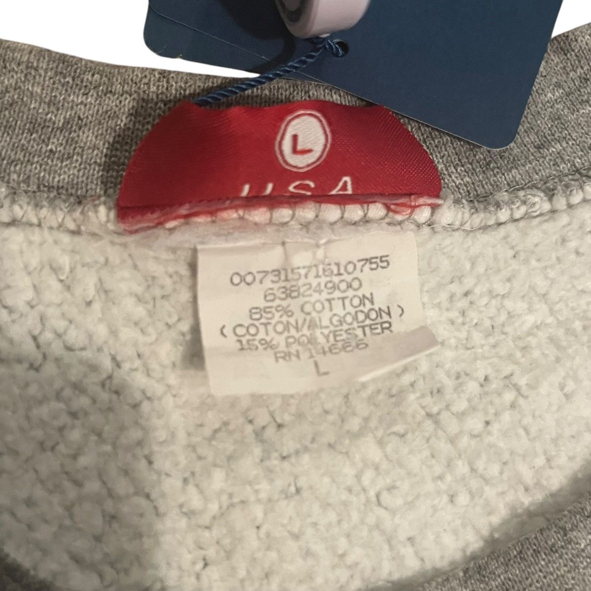 Supreme VINTAGE 1995 Supreme Orange on Grey Box Logo Sweatshirt Size US L / EU 52-54 / 3 - 7 Thumbnail