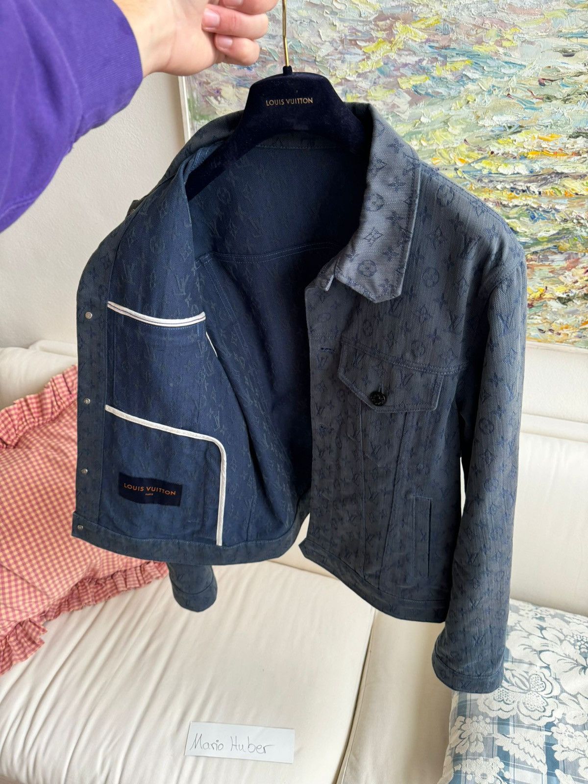 Louis Vuitton Louis Vuitton Denim Jeans Jacket Monogram Virgil Abloh Size US M / EU 48-50 / 2 - 3 Thumbnail