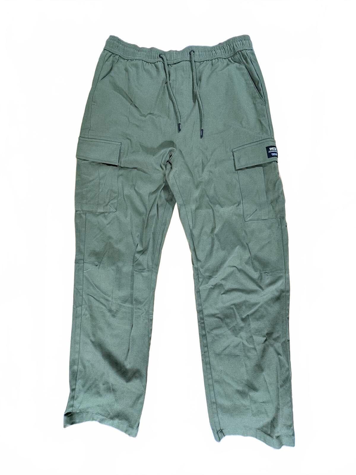 WeSC We Are the Superlative Conspiracy Olive Green Cargo Pants Size US 34 / EU 50 - 1 Thumbnail