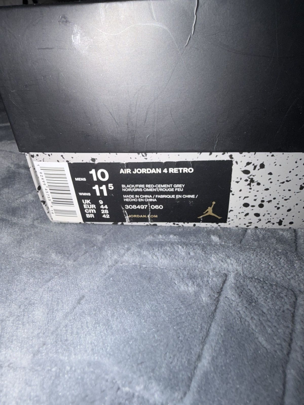Nike air jordan 4 bred Size US 10 / EU 43 - 9 Thumbnail