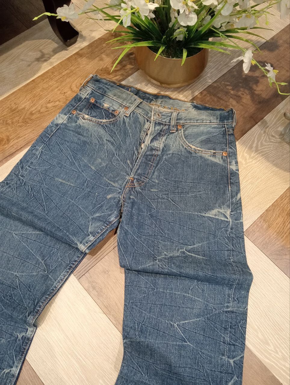 Levi's Vintage Clothing RARE LEVI'S VINTAGE 501XX BLUE DENIM JEANS - SIZE 30 Size US 30 / EU 46 - 11 Thumbnail