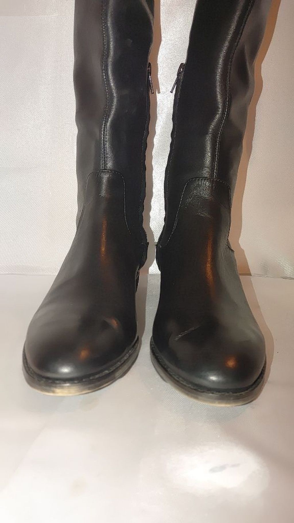 Aritzia Arturo Chiang Elsie Leather Moto Boots Size 7.5M NWOB Size US 7.5 / IT 37.5 - 4 Thumbnail