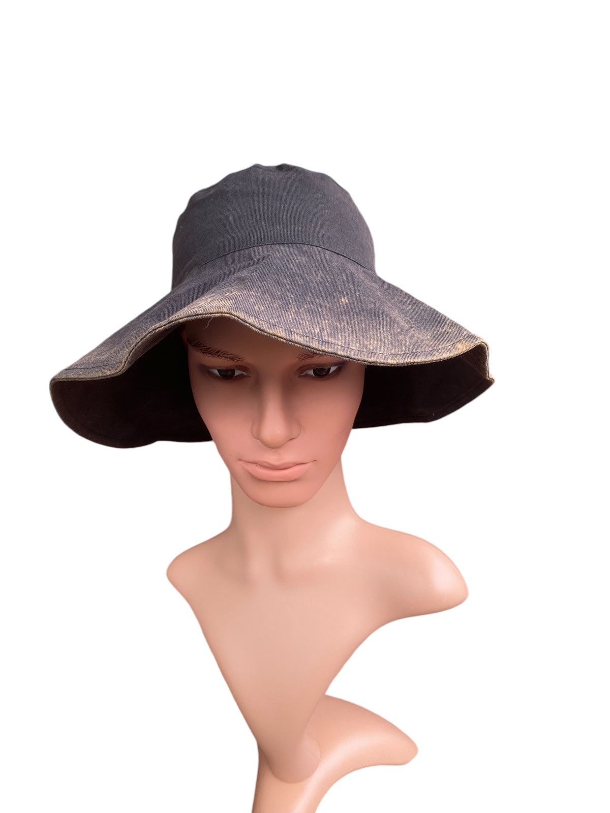 agnes b. Vintage Agnes B Distressed Faded Wide Brim Hat Size ONE SIZE - 1 Thumbnail