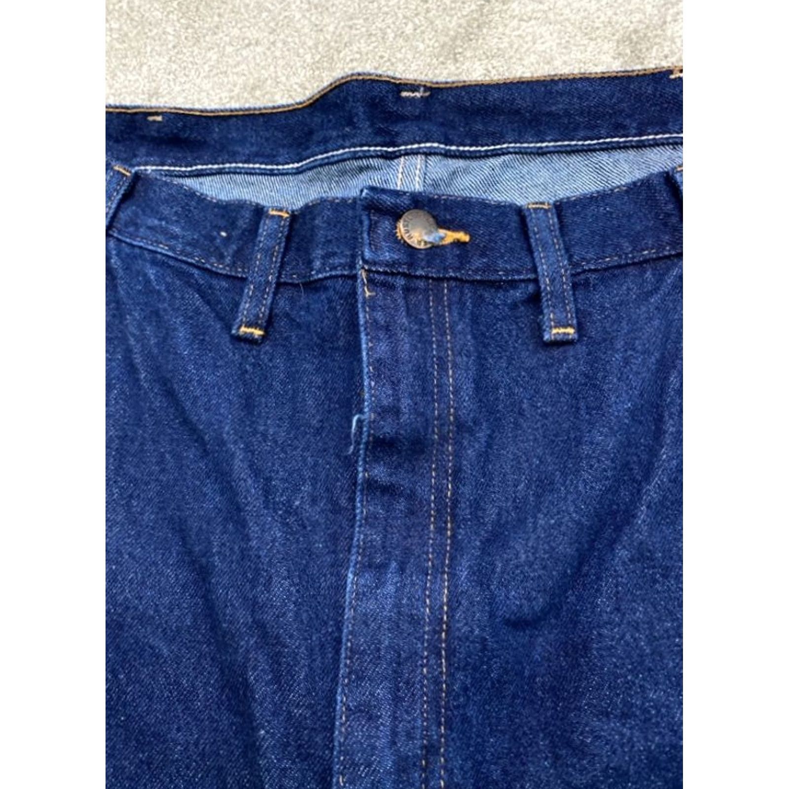 Wrangler Wrangler Jeans Mens 44x30 Blue Denim Regular Fit Straight Leg Big & Tall NWT JavaScript Size US 44 / EU 60 - 3 Thumbnail
