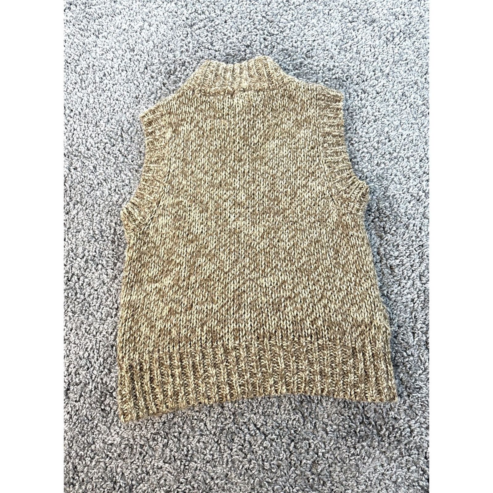 Vintage VINTAGE Sundance Vest Women S Mohair Knit Full Zip 90s Brown Size S / US 4 / IT 40 - 5 Thumbnail