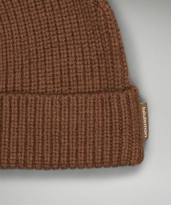 Lululemon Lululemon Close-Fit Wool-Blend Ribbed Knit Beanie S/M Size ONE SIZE - 3 Thumbnail