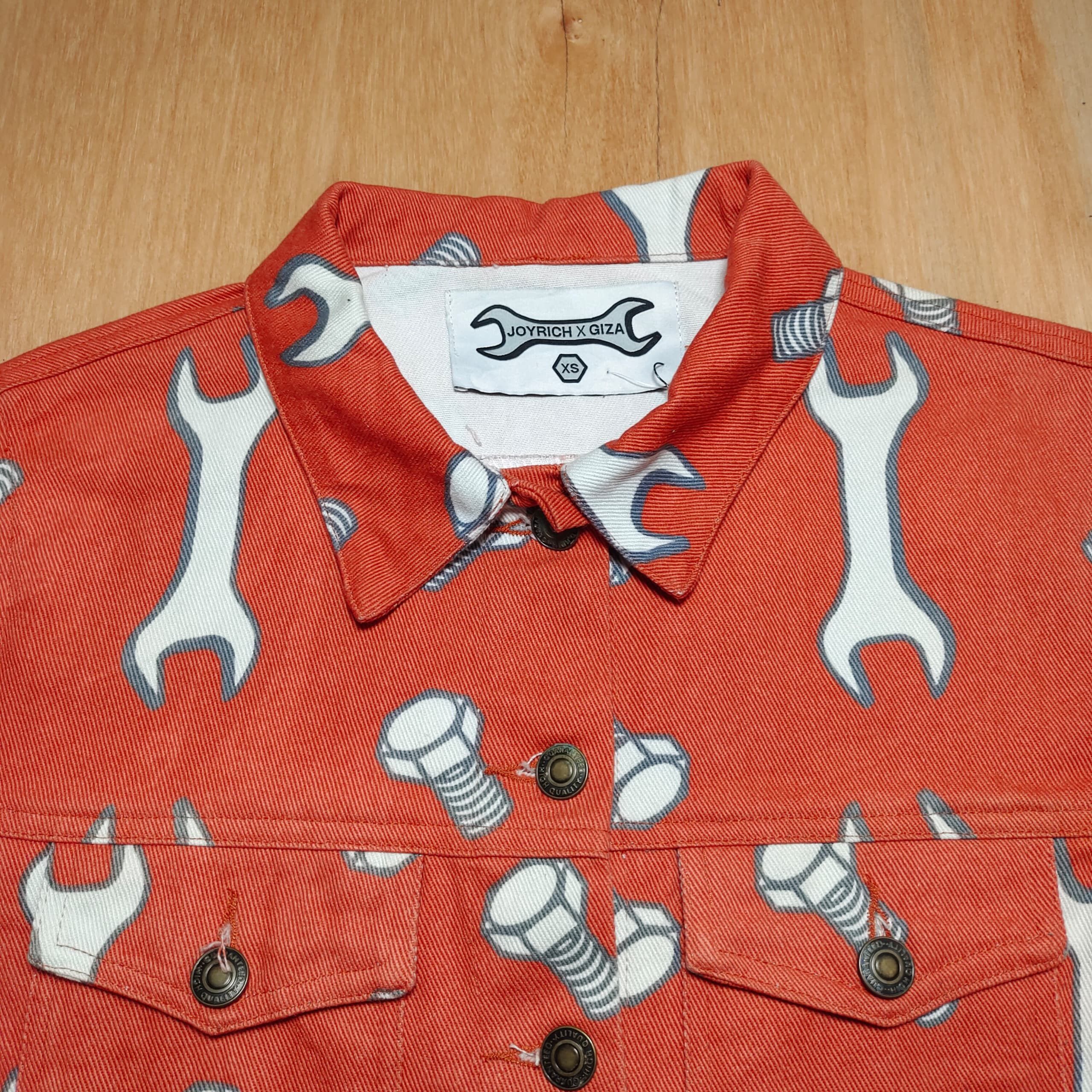 Joyrich JOYRICH X GIZA TRUCKER DENIM XS ORANGE JACKET Size XS / US 0-2 / IT 36-38 - 3 Thumbnail
