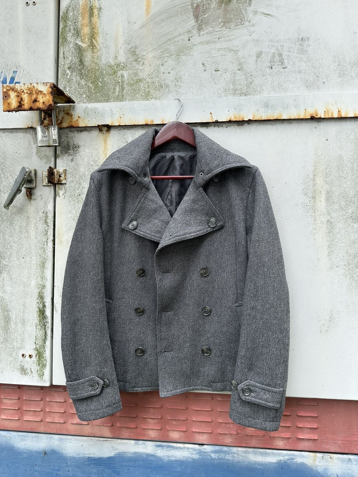 Tornado Mart 👹Tornado Mart Japan Double Breasted Wool Jacket (Woman) Size US S / EU 44-46 / 1 - 2 Thumbnail