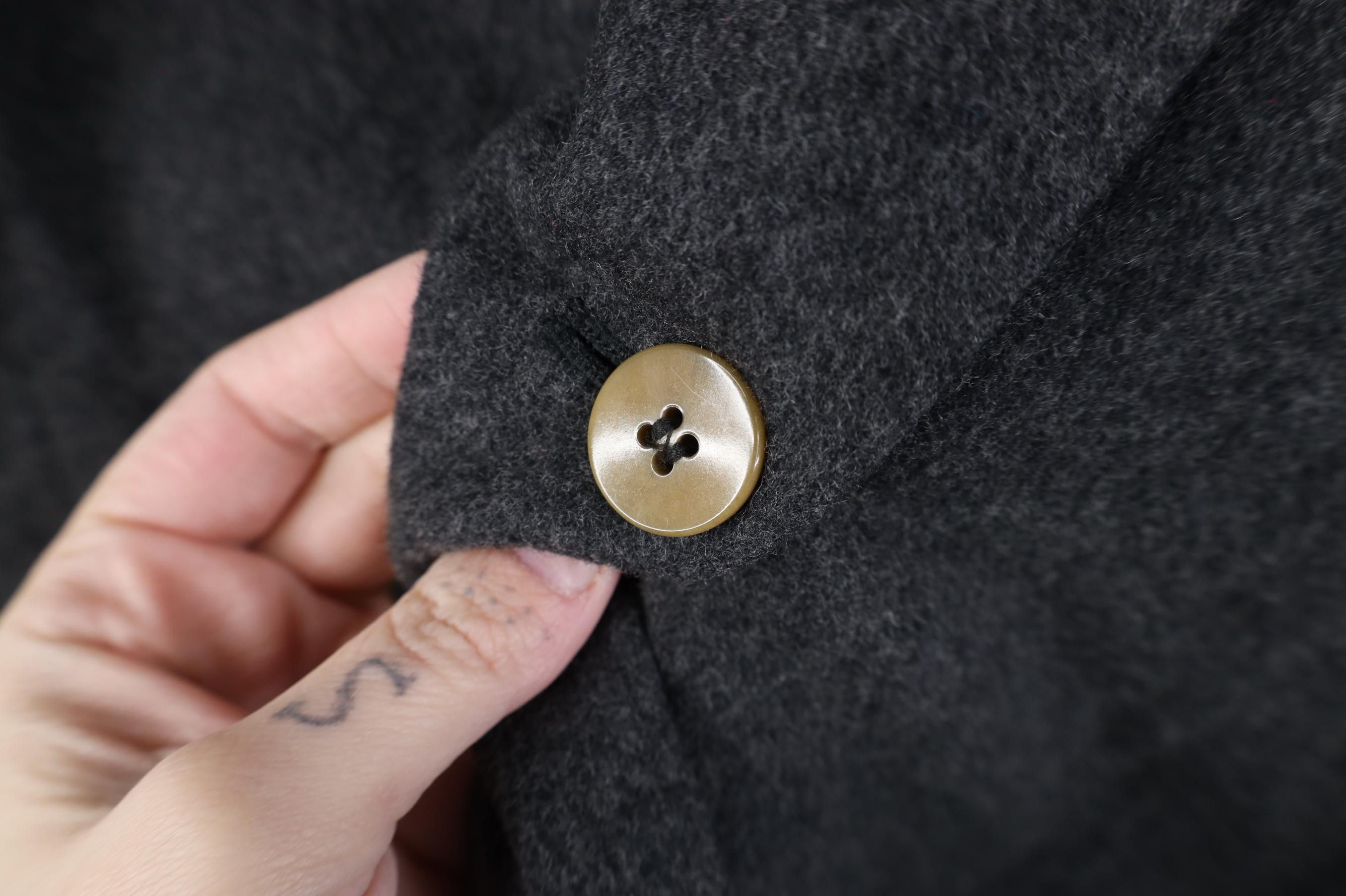 J.Crew Vintage 90s J Crew Button Suit Blazer Jacket Coat Gray Size XL / US 12-14 / IT 48-50 - 4 Thumbnail
