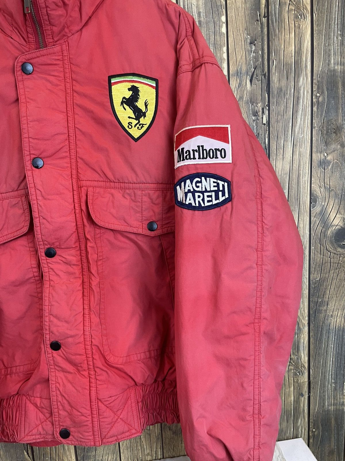 Ferrari × Marlboro × Vintage Vintage Ferrari marlborro Bomber Jacket Size US L / EU 52-54 / 3 - 5 Thumbnail