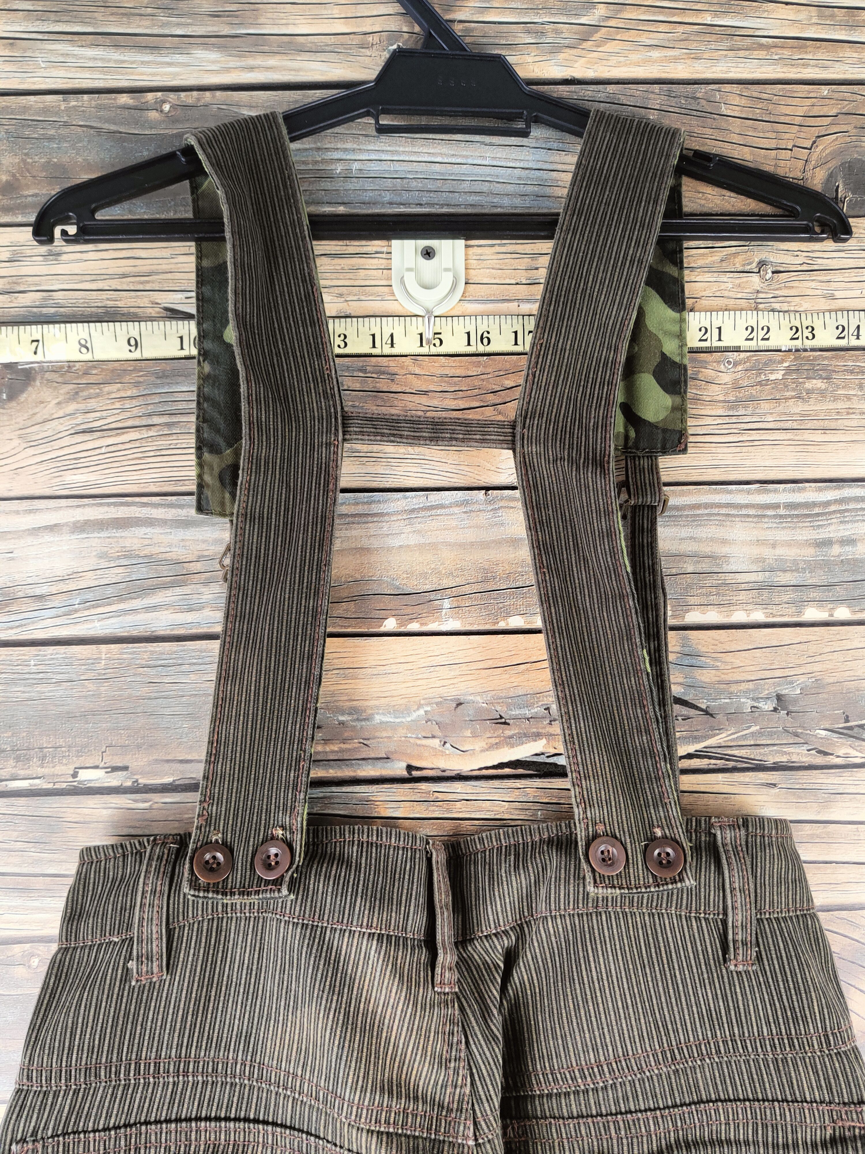 Japanese Brand D Techno Brown Sleeveless Jumpsuit Adjustable Straps #S2938 Size US 29 - 12 Thumbnail