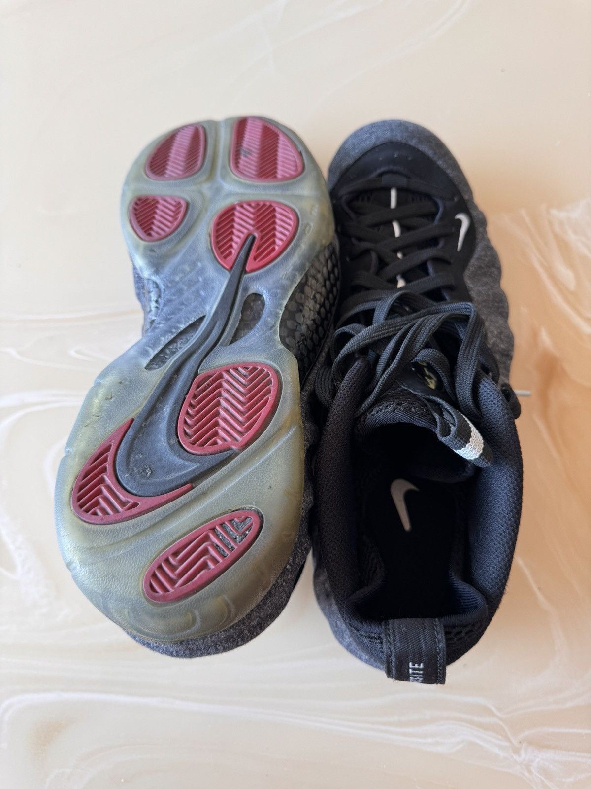 Nike **** RARE WOOL FLEECE FOAMPOSITES Size US 10.5 / EU 43-44 - 5 Thumbnail