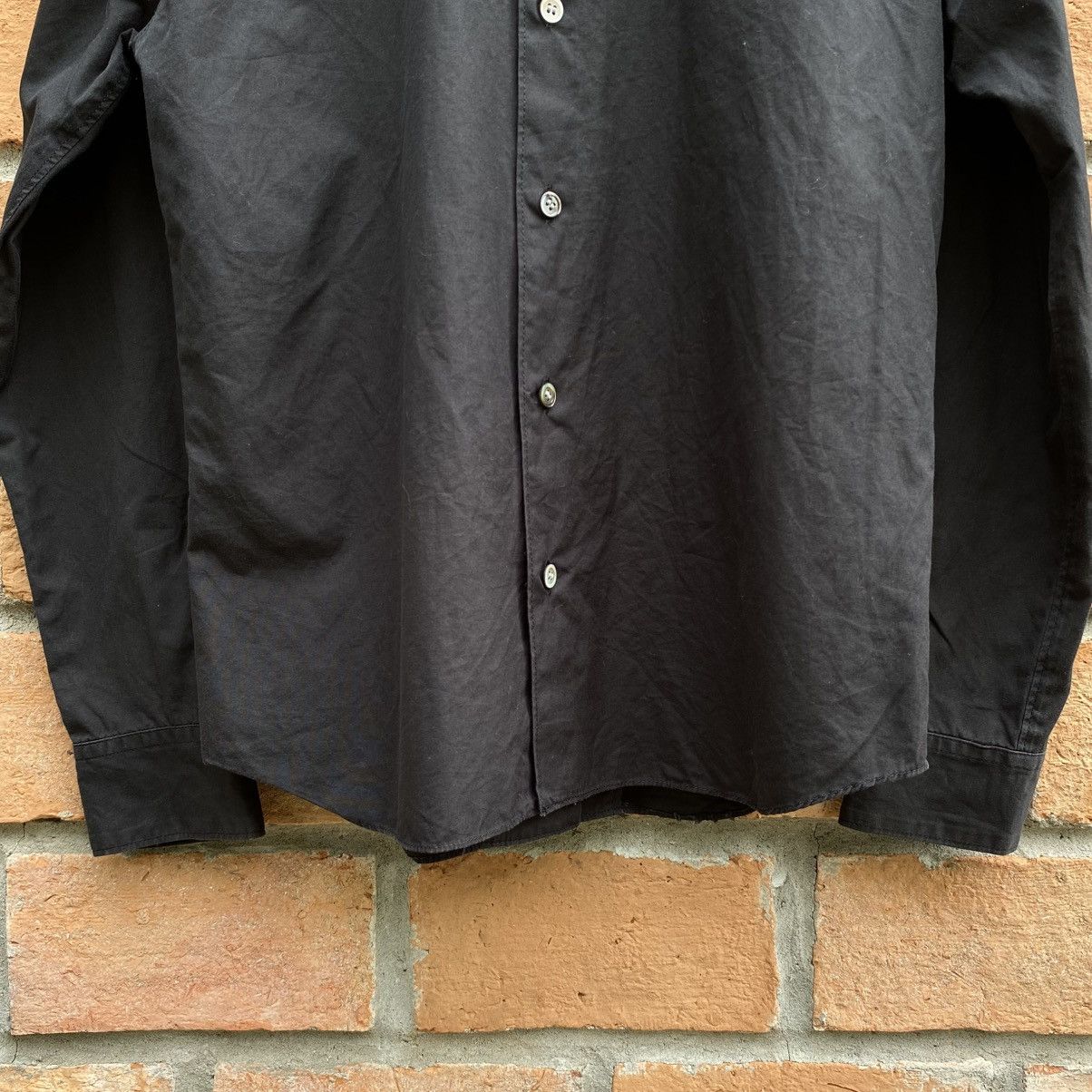 Japanese Brand A/T ATSURO TAYAMA Black Long Sleeve Shirt Size M / US 6-8 / IT 42-44 - 12 Thumbnail