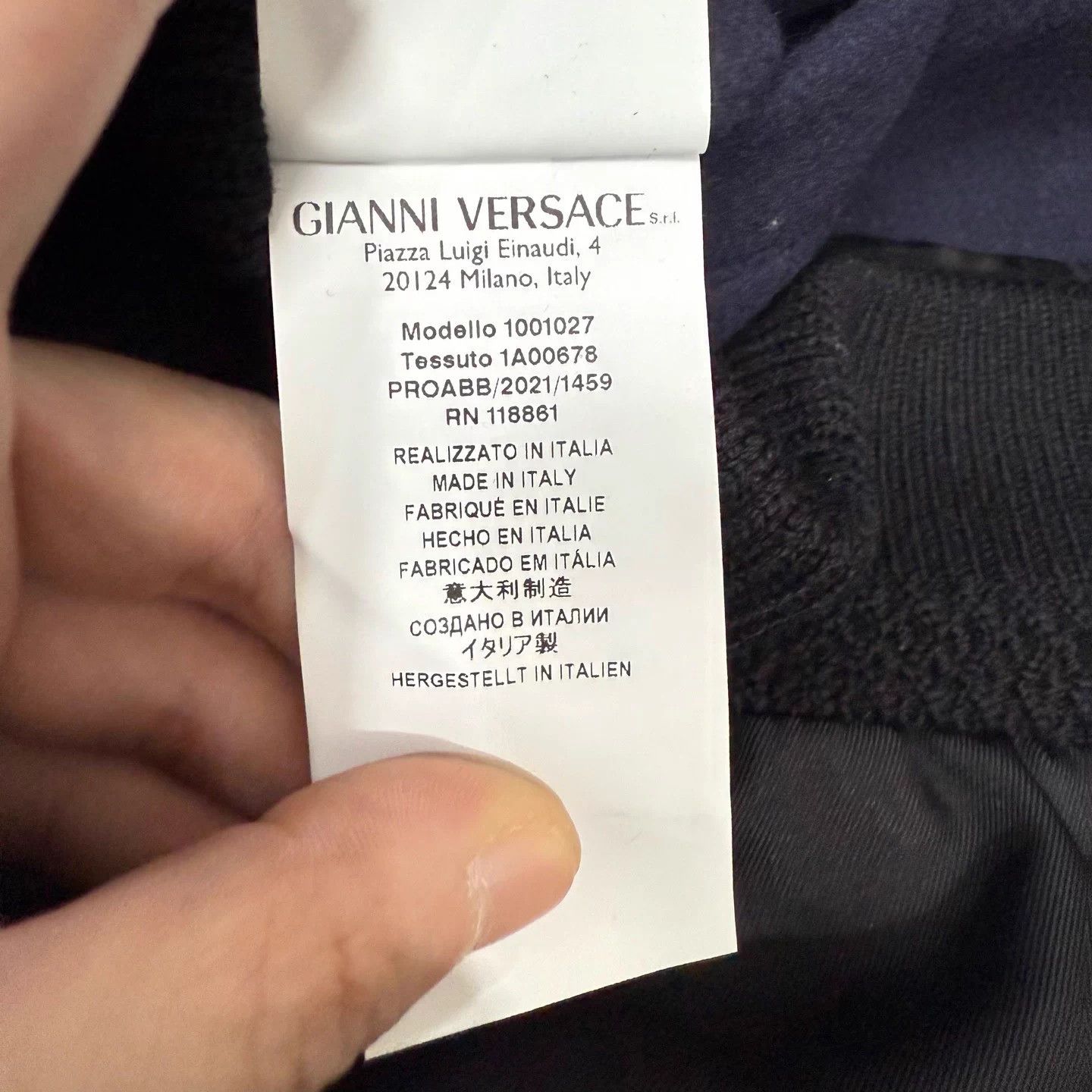 Versace Versace Wool Nylon Jacket 44 99 New Size US S / EU 44-46 / 1 - 4 Thumbnail