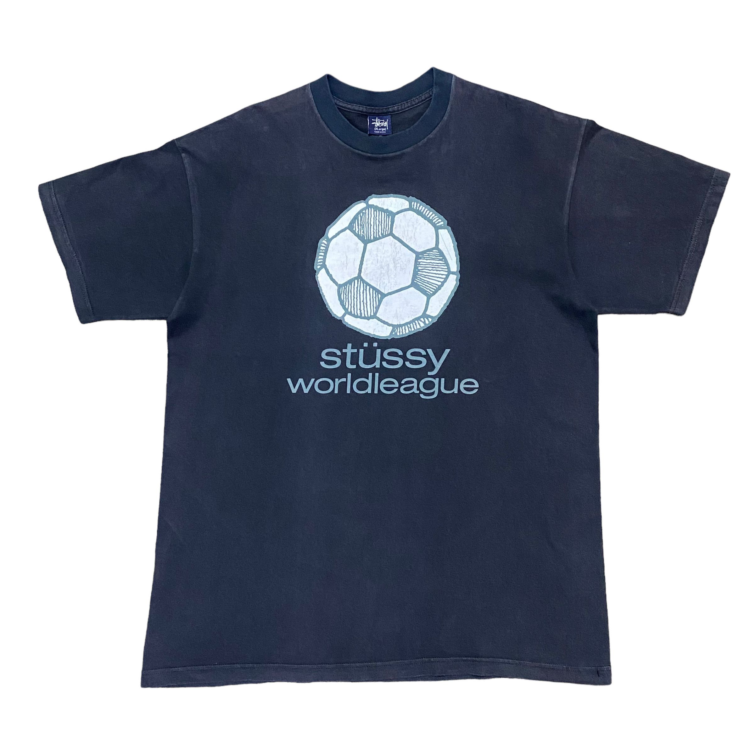 Vintage Vintage 90s world league stussy tshirt Size US XL / EU 56 / 4 - 1 Preview