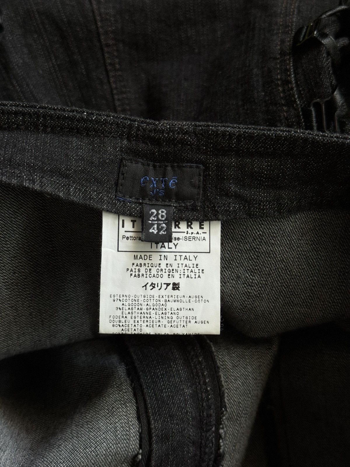 Hysteric Glamour J’s Exte vintage avant garde corset denim mini dress Size M / US 6-8 / IT 42-44 - 4 Thumbnail