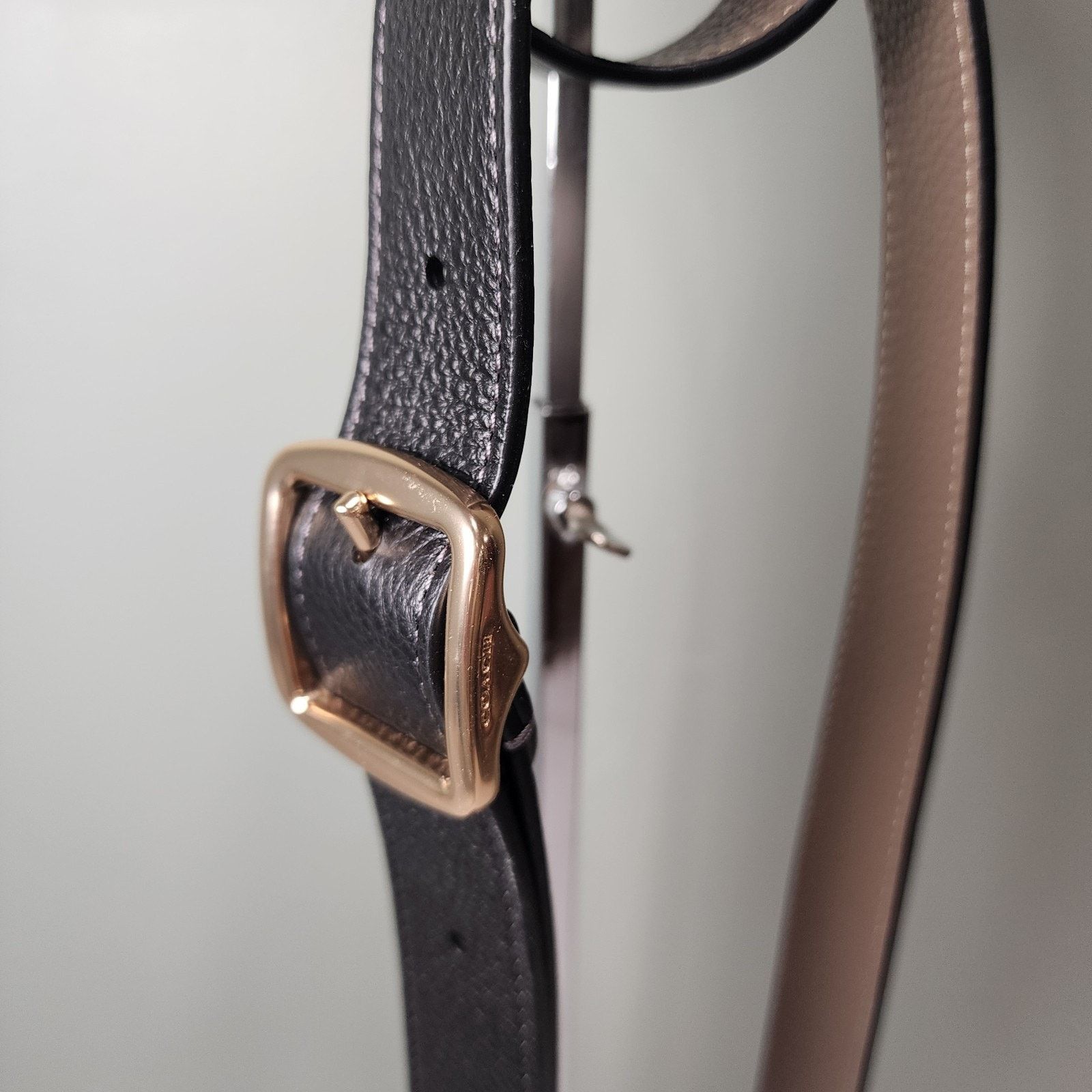 Coach Coach CZ785 Reversible Replacement Strap Black Gold Stone Size ONE SIZE - 3 Thumbnail