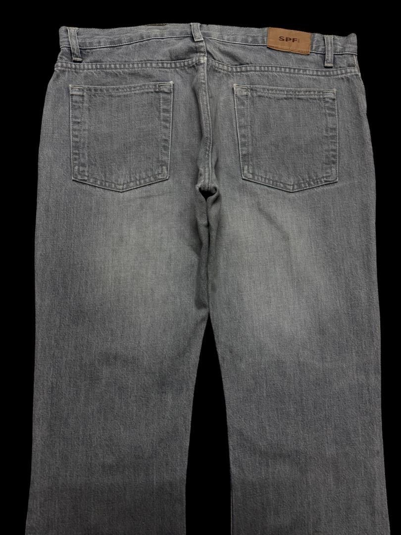 Japanese Brand FLARED 90s Style SPF Mudwash Insane Distressed Bootcut Jean Size US 36 / EU 52 - 14 Thumbnail