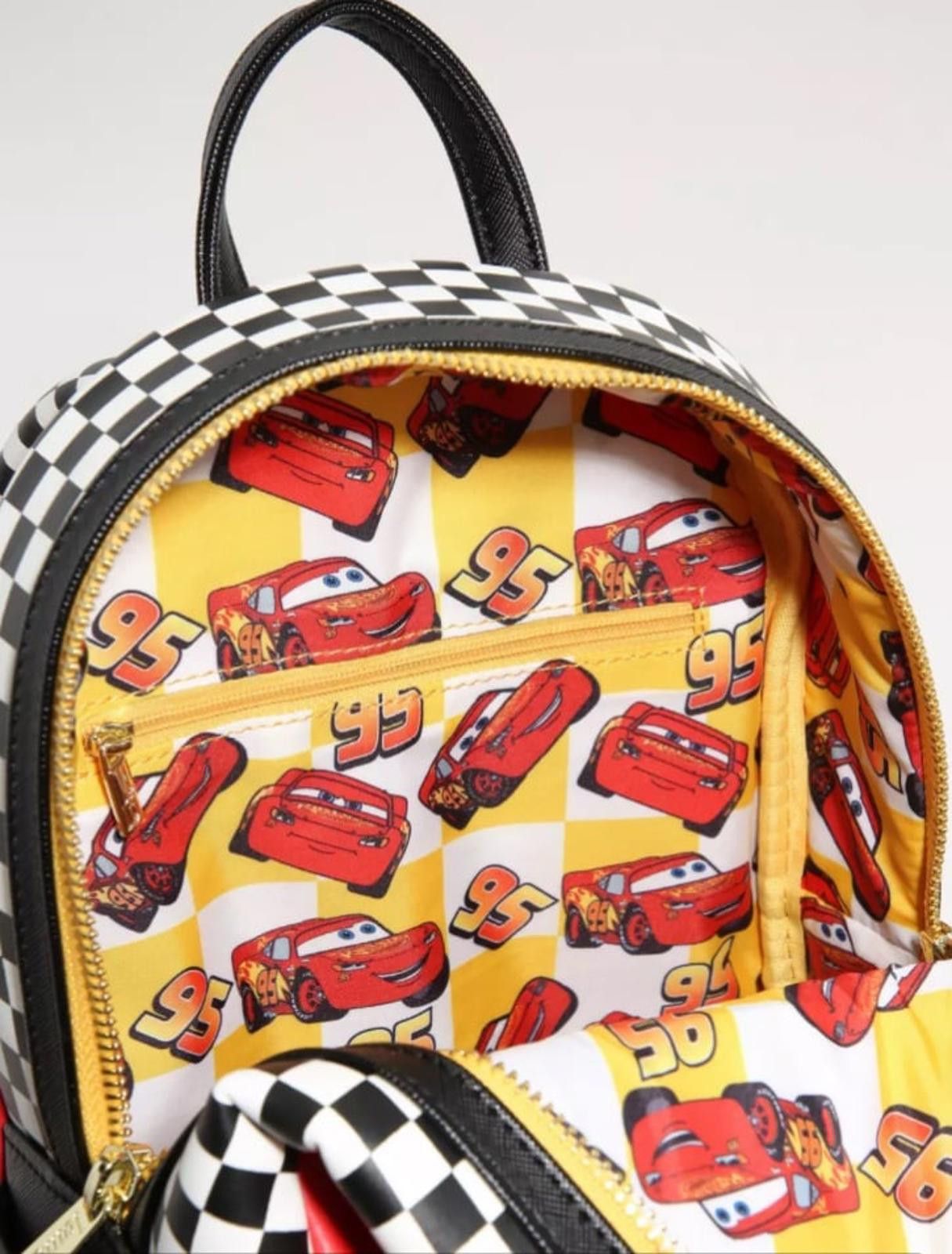 Loungefly Cars Lightning McQueen Rust-eze LU Mini Backpack