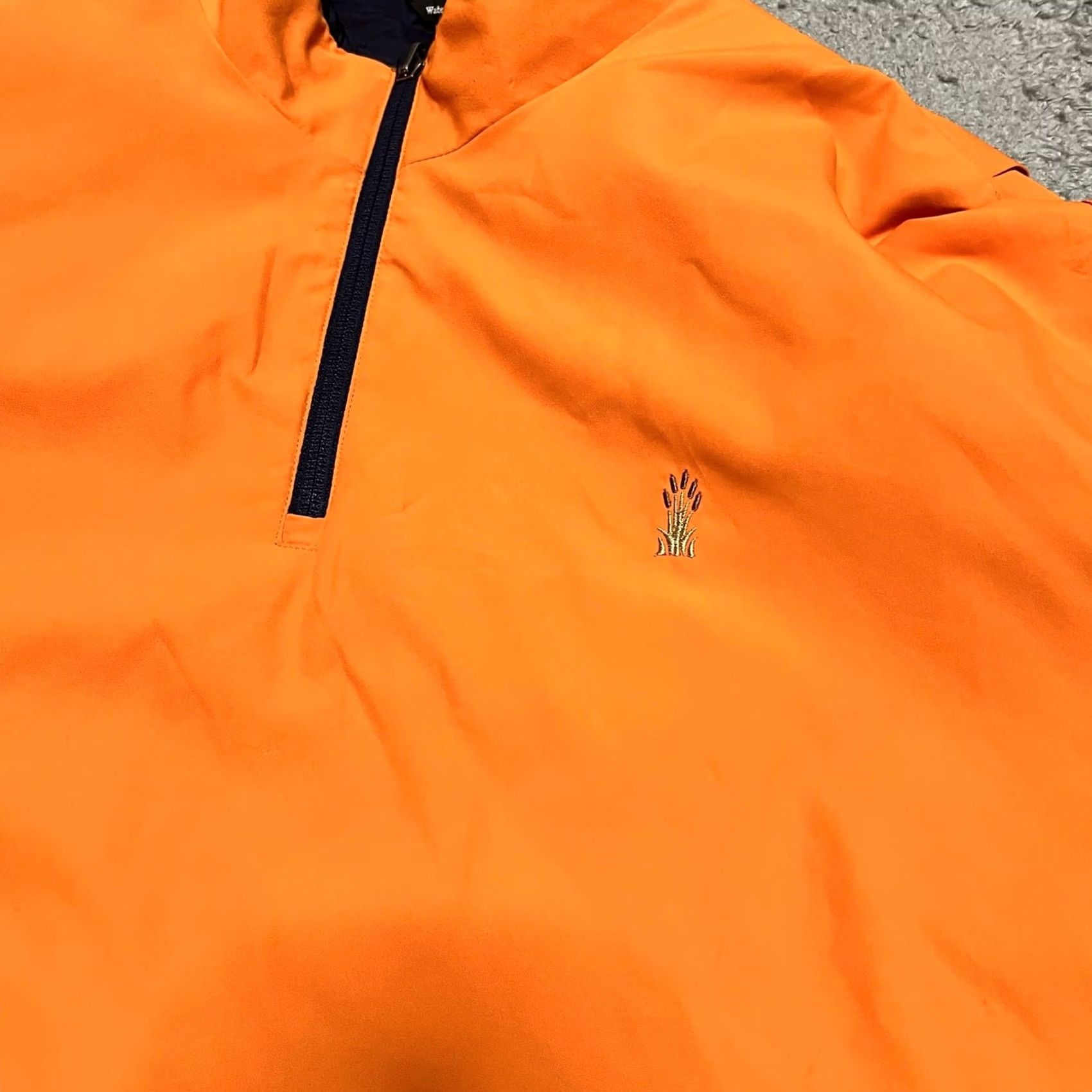 Vintage Zero Restriction Jacket Mens XL Pullover Reversible Windbreaker Golf Navy Orange Rain Wind Coat Orange XL Mens Size US XL / EU 56 / 4 - 3 Thumbnail