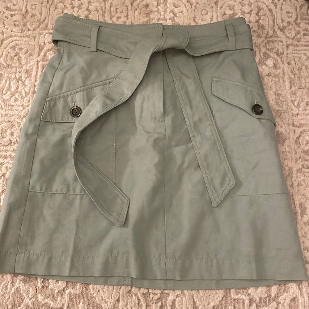 Ann Taylor NWT Ann Taylor a line tie front cargo skirt Size 25" / US 0 / IT 36 - 1 Thumbnail