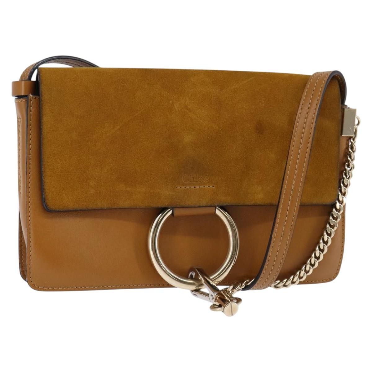 Chloe Chloe Faye Shoulder Bag Leather and Suede Size ONE SIZE - 1 Thumbnail