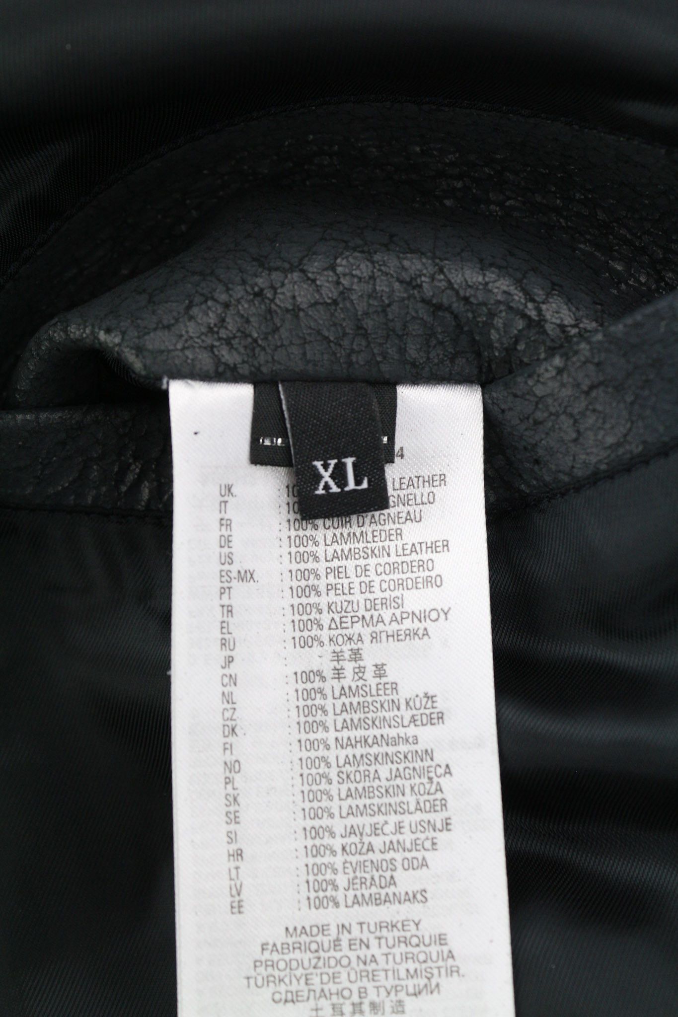 Diesel L-COAT-CRK XL Lambskin Leather Notch Lapel Coat 40084 Size US XL / EU 56 / 4 - 9 Thumbnail