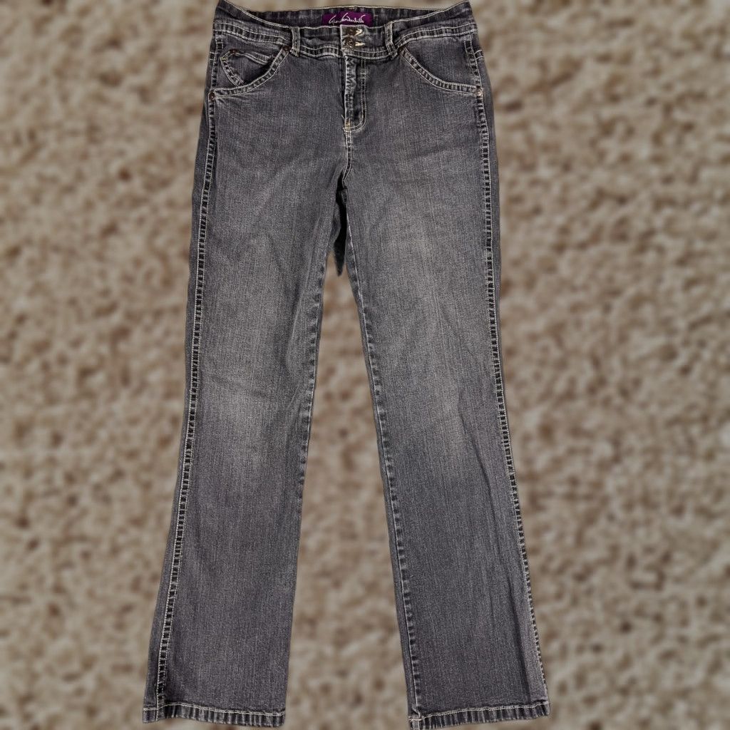 Gloria Vanderbilt Gloria Vanderbilt Jeans Women's 8 Denim 5-Pocket Stretch Regular Mid Rise 30.5 Inseam Black Womens Size 30" / US 8 / IT 44 - 1 Thumbnail
