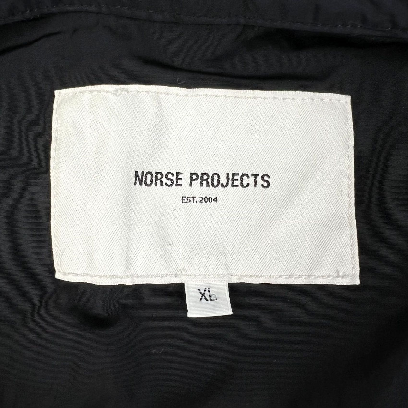 Norse Projects Norse Projects Bendt Light Jacket Snap Button XL Mens Black Windbreaker Jacket Size US XL / EU 56 / 4 - 4 Thumbnail