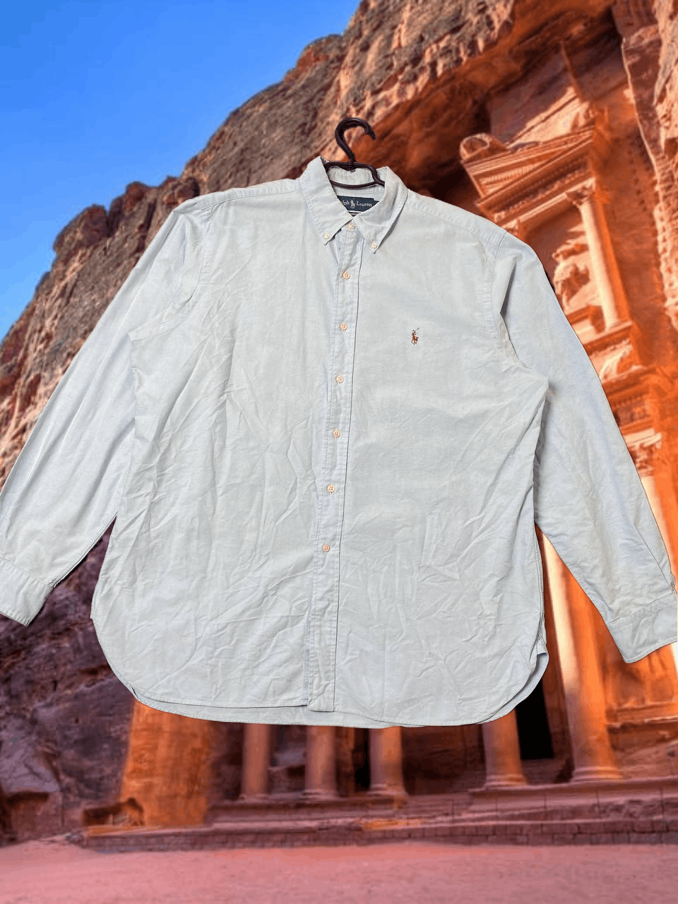 Ralph Lauren Y2K shirt Ralph Lauren logo Vintage classic fit Size US L / EU 52-54 / 3 - 1 Thumbnail