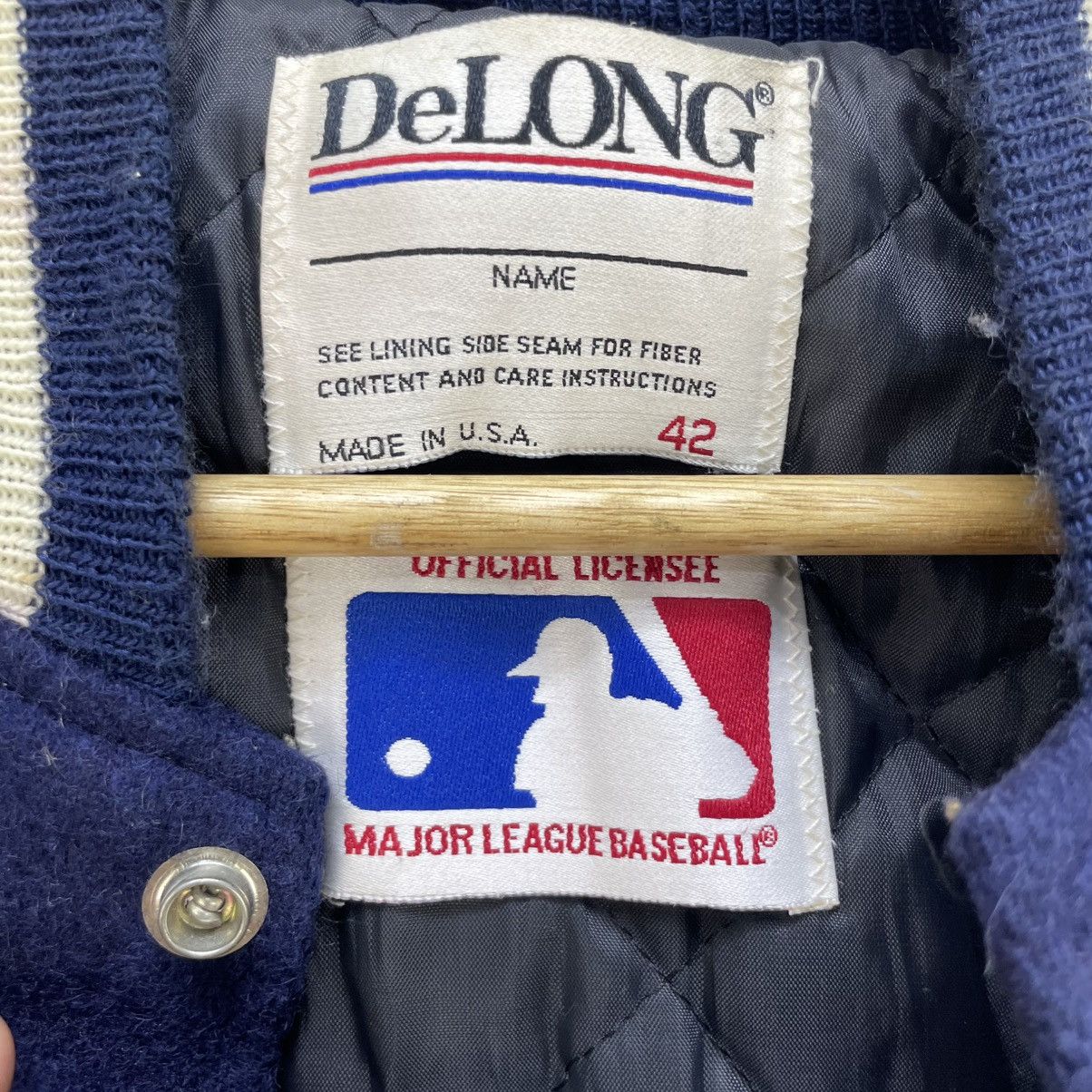 Delong × MLB × Starter 💥Vintage Delong Mlb New York Yankees Varsity Letterman Size US M / EU 48-50 / 2 - 11 Thumbnail