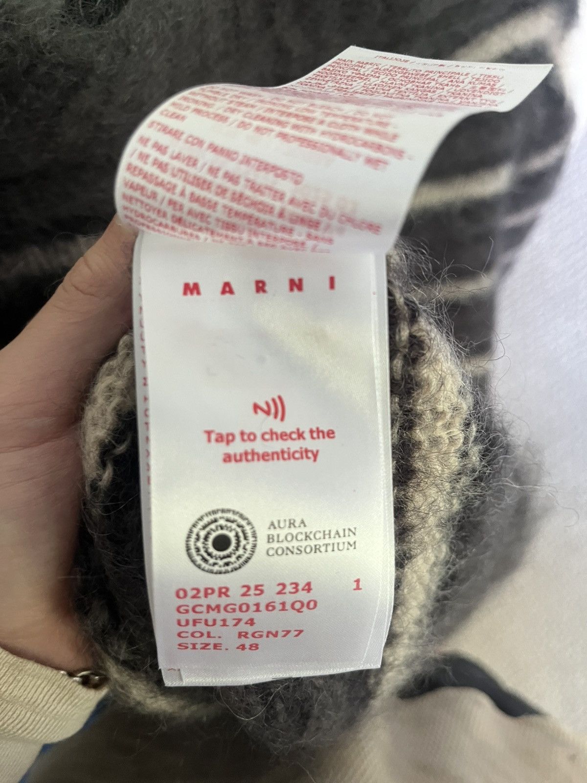 Marni Marni FW25 Fuzzy Wuzzy Mohair sweater Size US M / EU 48-50 / 2 - 5 Thumbnail