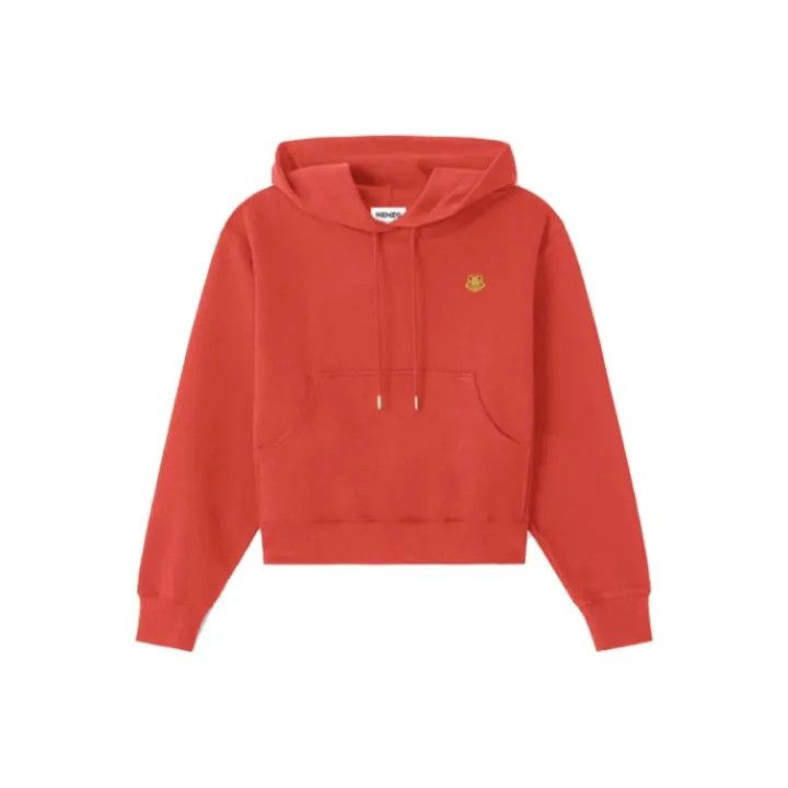 Kenzo Kenzo Red Tiger Logo Hoodie 0079 Size XL / US 12-14 / IT 48-50 - 1 Thumbnail