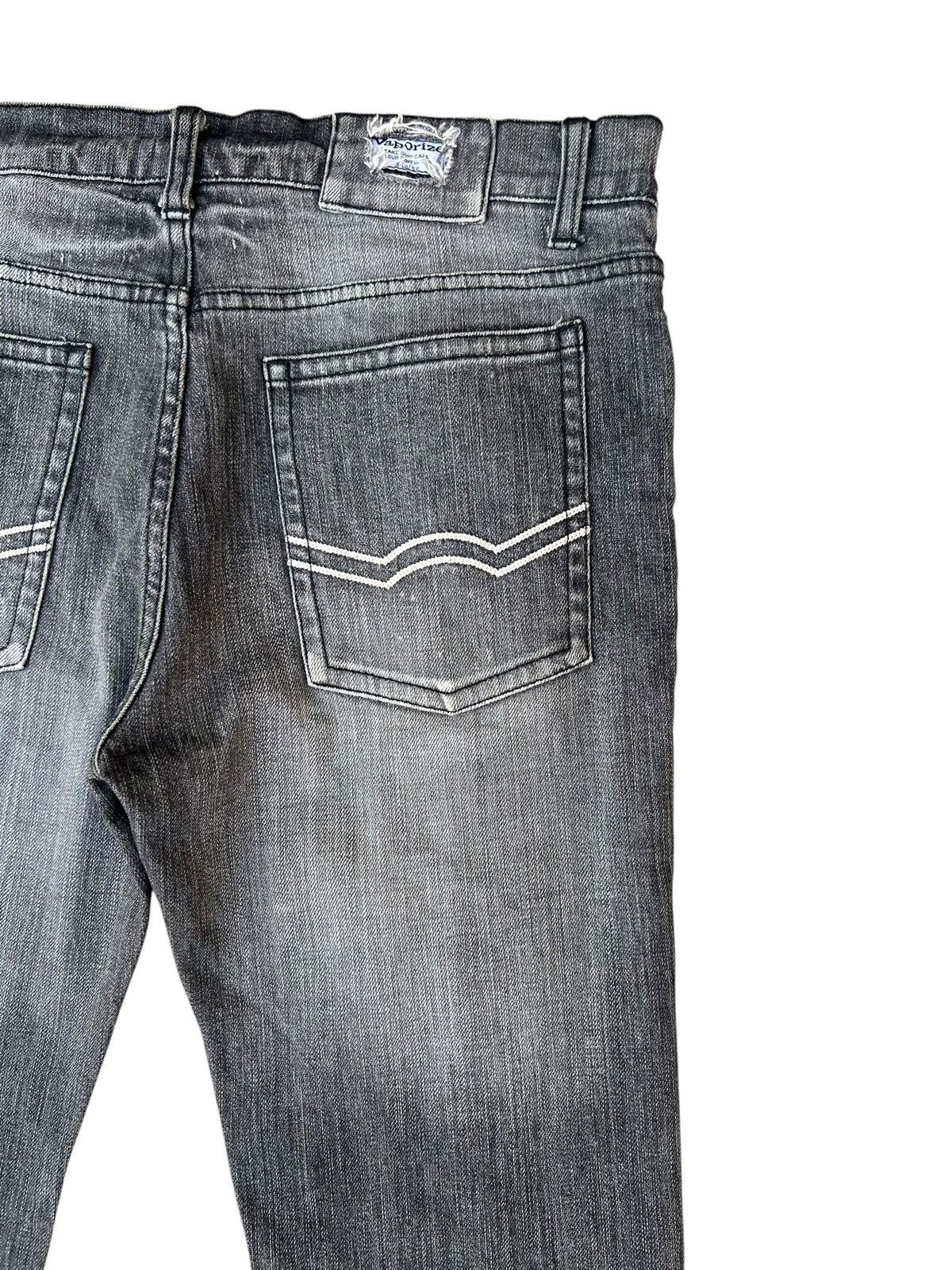 Beams Plus Beams X Vaporize Distressed Stretch Denim Flare Jeans Size US 32 / EU 48 - 16 Thumbnail