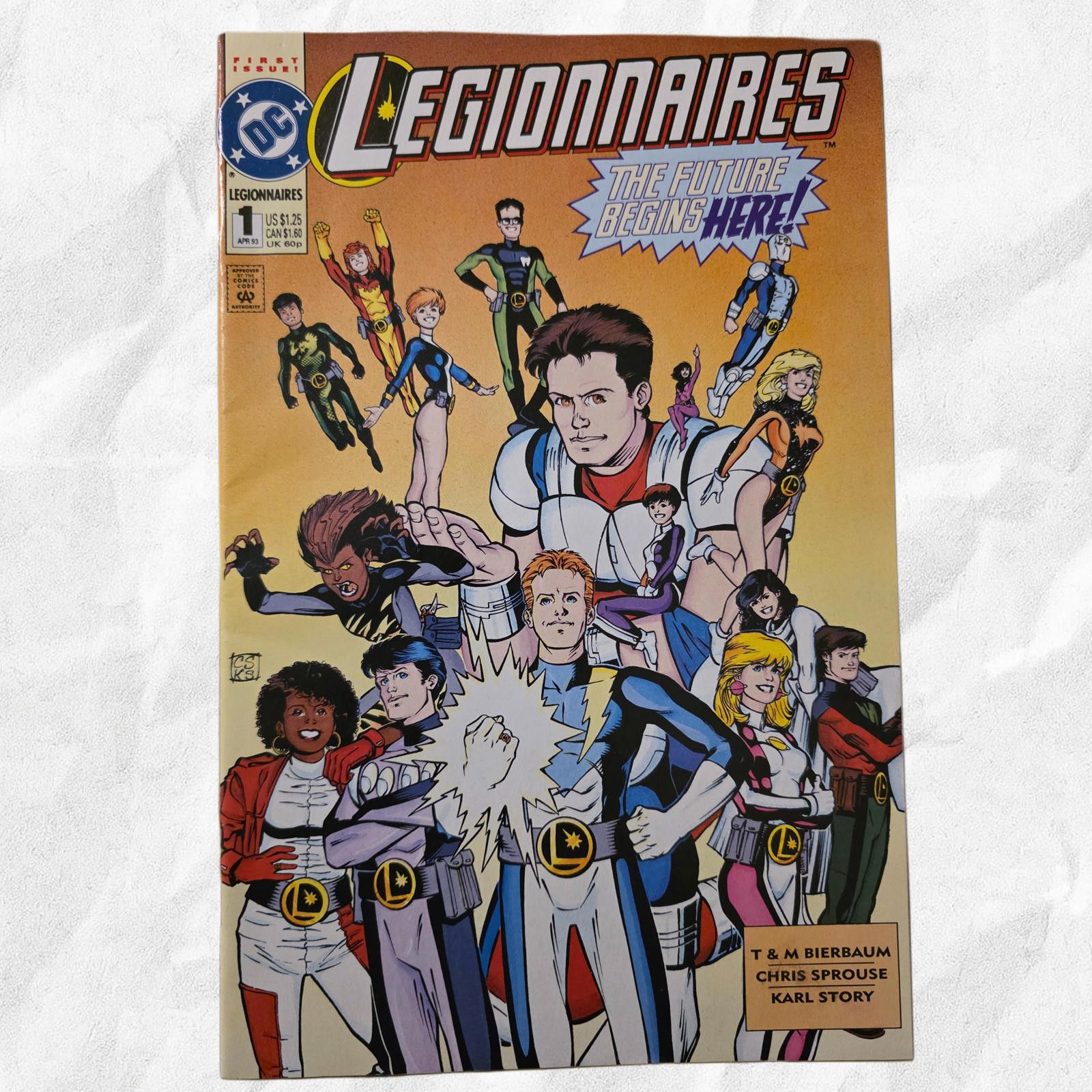 DC Comics Legionnaires #1 NM 1993 DC Teen Legion Reboot Comic (C) Size ONE SIZE - 2 Thumbnail