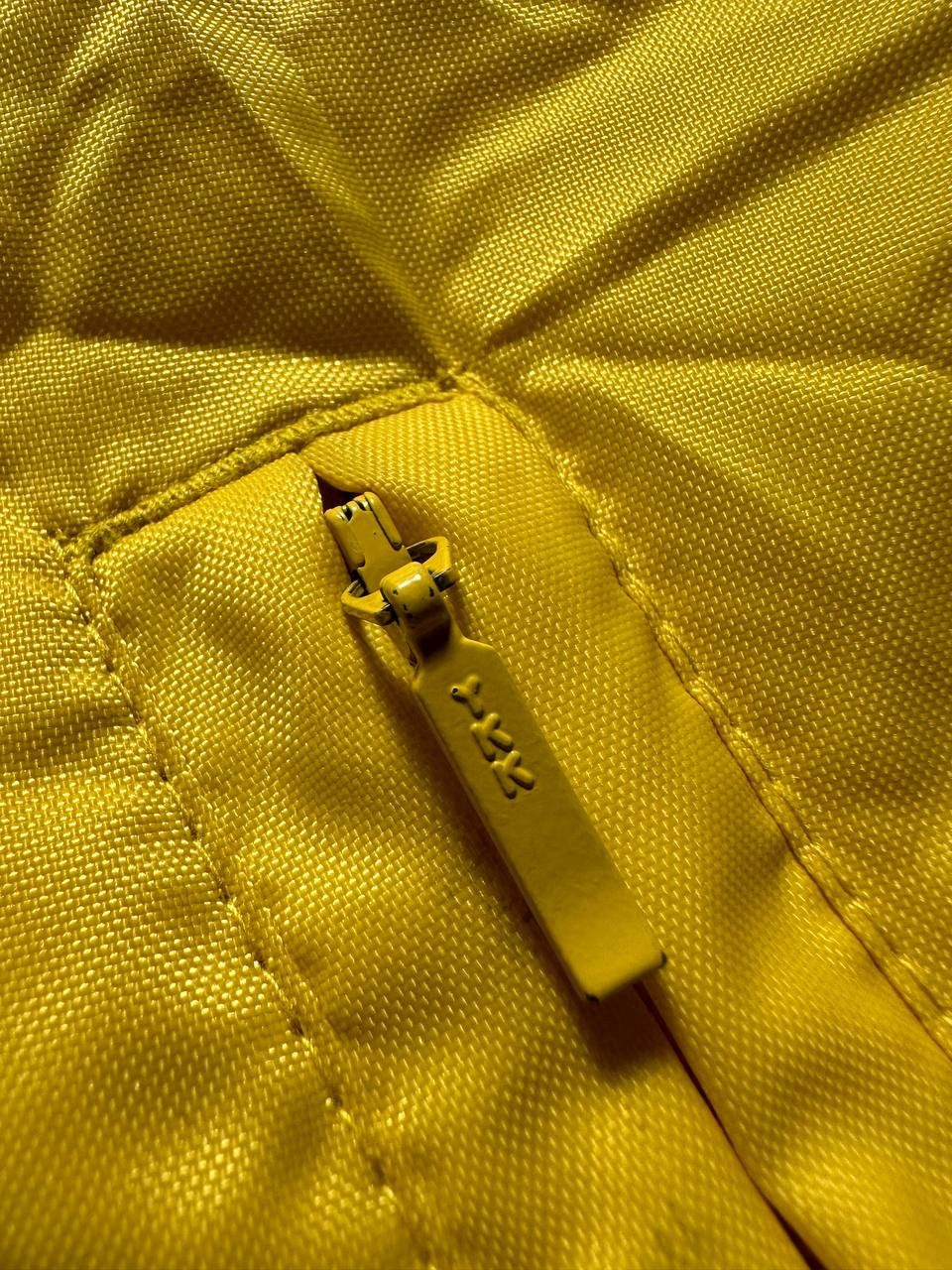 Nike × Vintage Nike Vintage Yellow Big logo Jacket Size US XL / EU 56 / 4 - 14 Thumbnail
