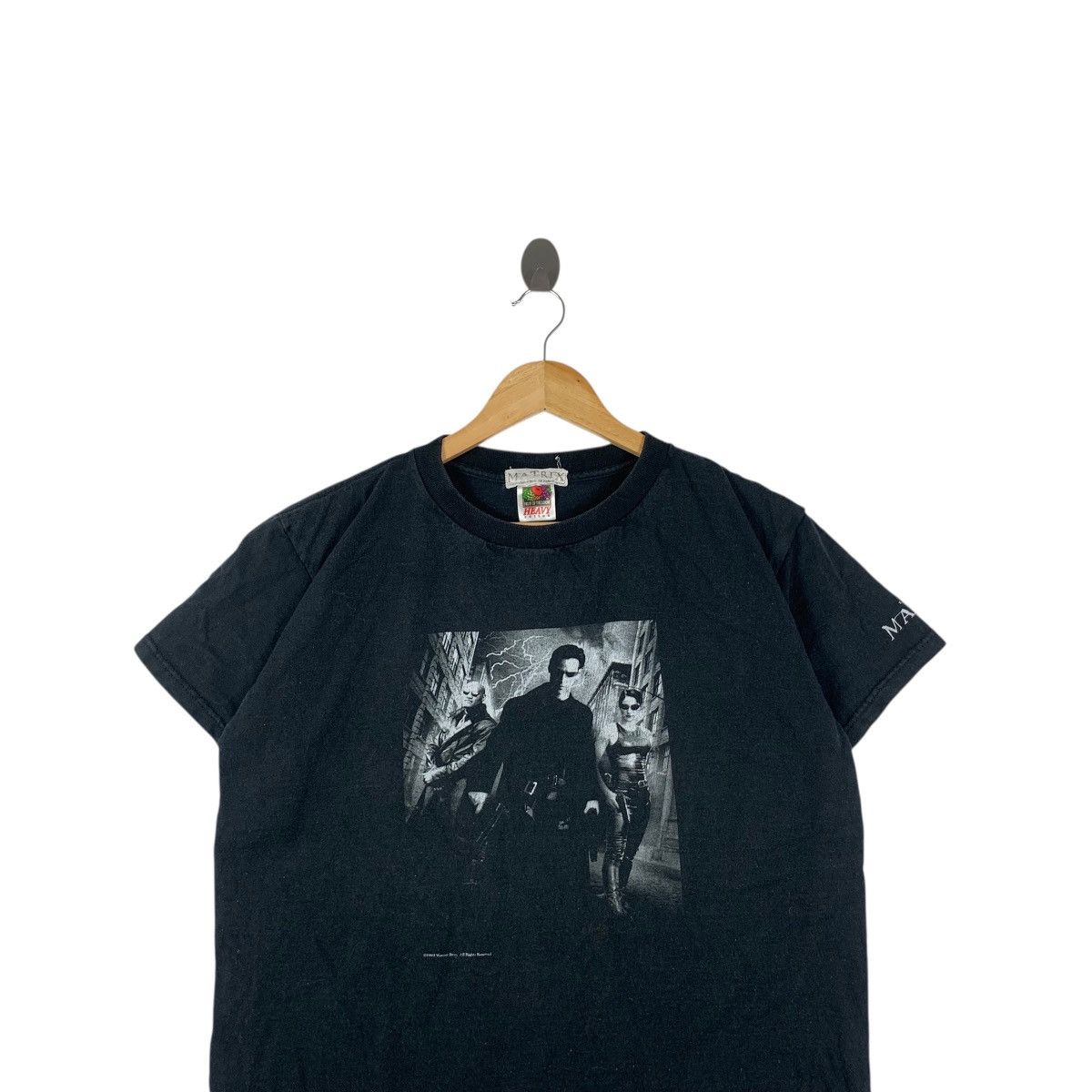 Other Vintage 1999 THE MATRIX MOVIE Film Neo Poster Tee Shirt Top Size US S / EU 44-46 / 1 - 2 Thumbnail
