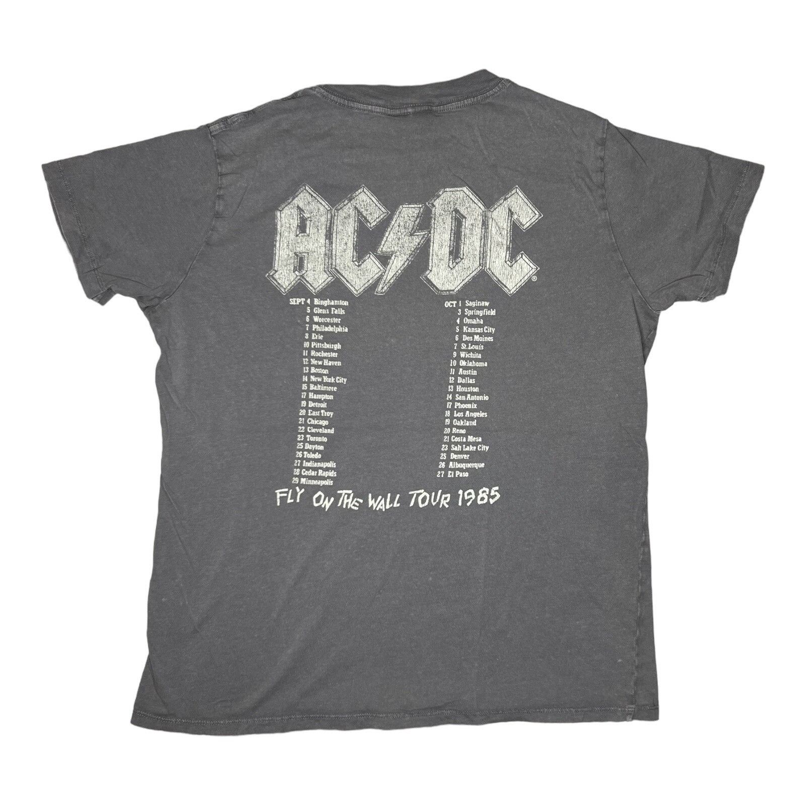 Cotton On AC/DC T-Shirt Women’s Large Fly On The Wall Tour 1985 Reprin Size L / US 10 / IT 46 - 3 Thumbnail