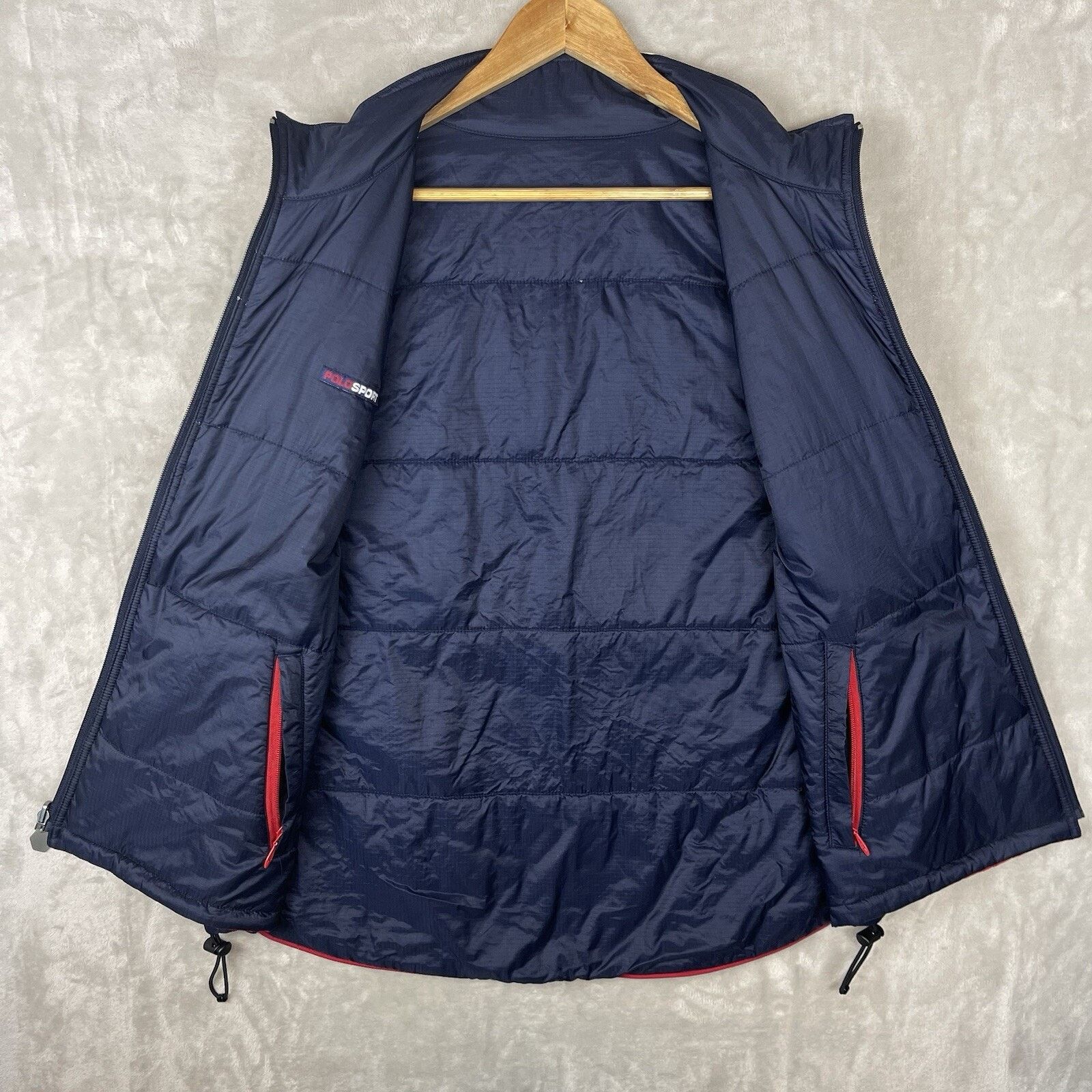 Ralph Lauren Vtg Polo Sport Ralph Lauren Reversible Puffer Vest XL 90s Size US XL / EU 56 / 4 - 3 Thumbnail