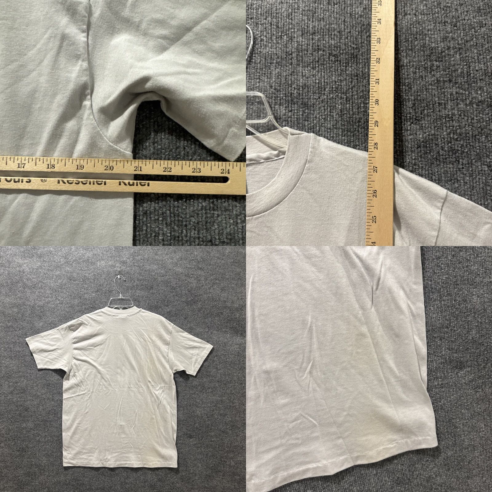 Hanes VINTAGE 80s LOST IN THE 50s Car Enthusiast Gray Short Sleeve T-Shirt STAINED Hanes XL Mens Size US XL / EU 56 / 4 - 8 Thumbnail