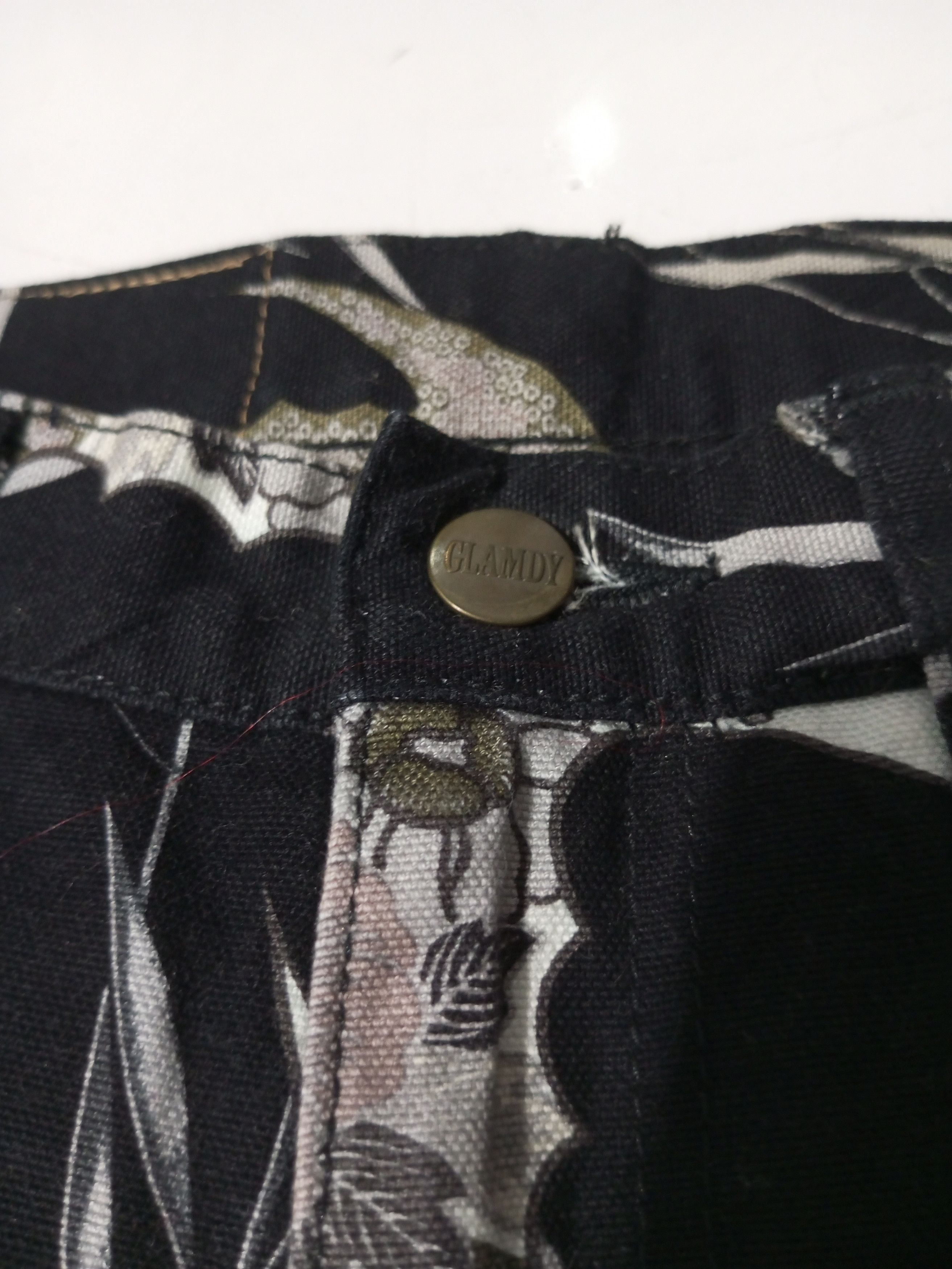 Hysteric Glamour Vintage glamdy full print bats flared denim Size US 32 / EU 48 - 9 Thumbnail