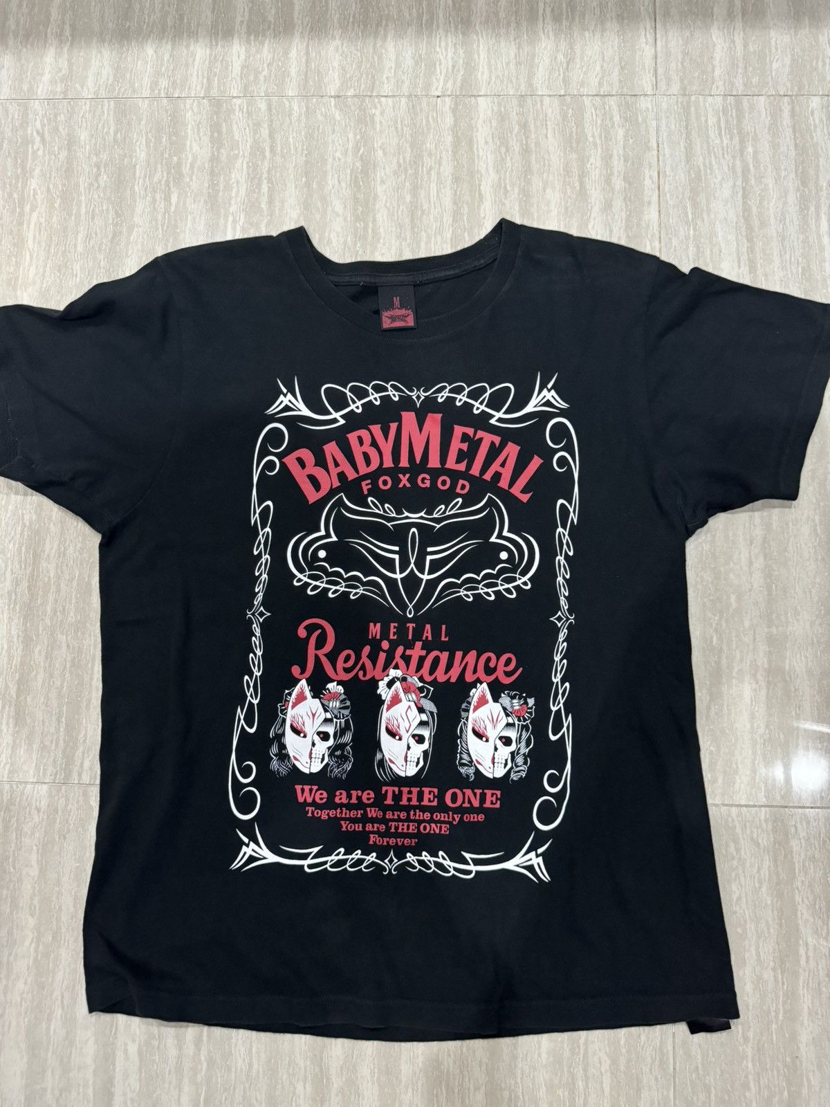 Band Tees BABY METAL Fox God Metal Resistance Band Tees Size US M / EU 48-50 / 2 - 5 Thumbnail