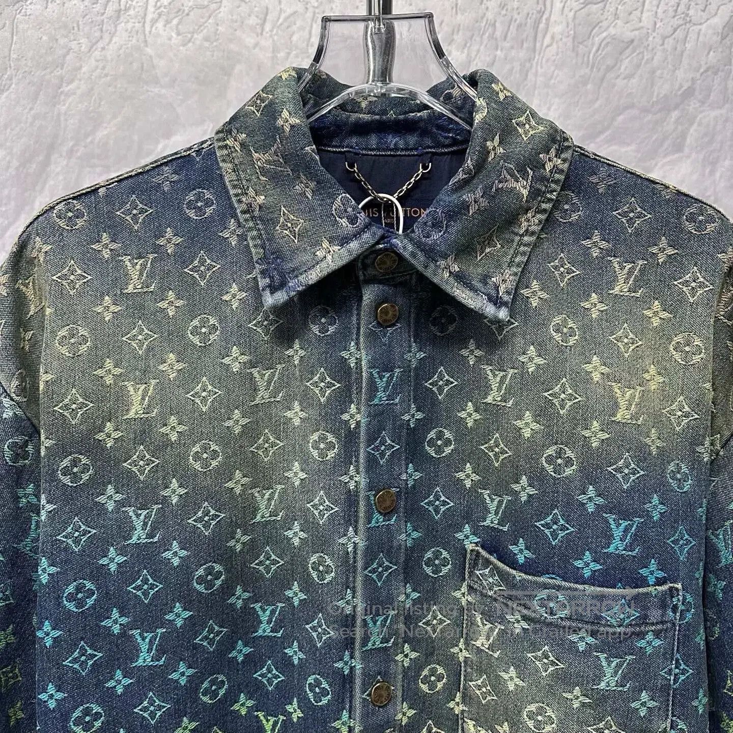 Louis Vuitton louis vuitton rainbow gradient denim shirt. Size US L / EU 52-54 / 3 - 2 Thumbnail