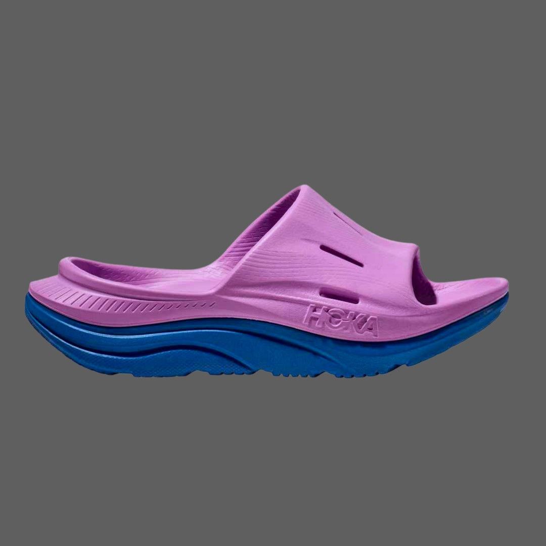 Hoka Hoka ORA Recovery Slide 3 Cyclamen Coastal Sky Size 14 NWT Size US 14 / EU 47 - 8 Thumbnail
