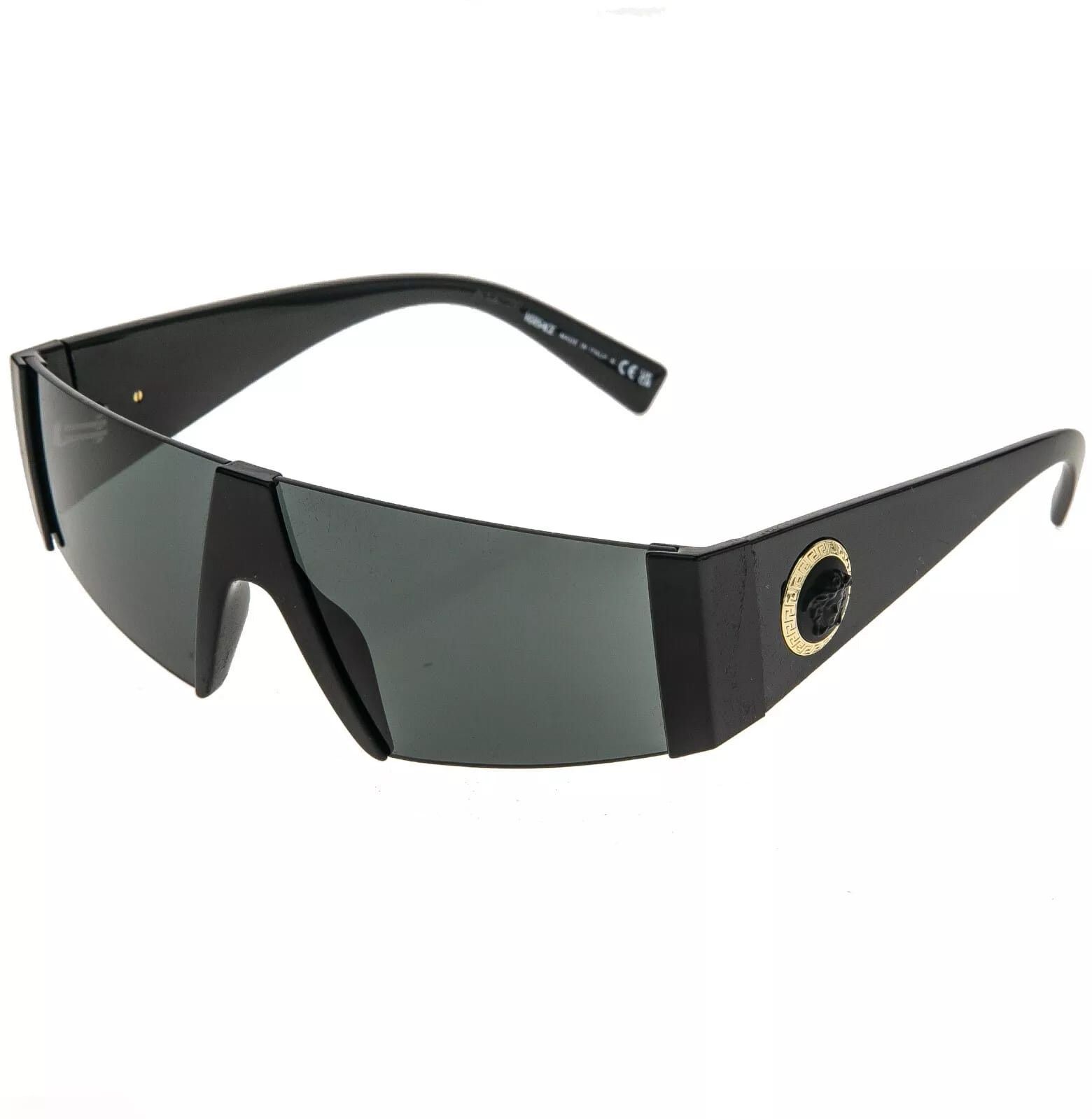 Versace VERSACE VE4360 GRECA Black Gold Medusa Logo Sunglasses 4360 Size ONE SIZE - 8 Thumbnail