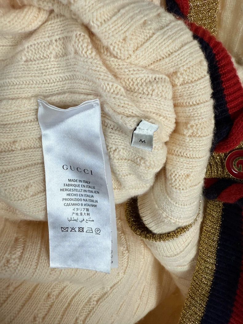 Gucci Gucci Classic black and red cardigan coat Size M / US 6-8 / IT 42-44 - 7 Thumbnail