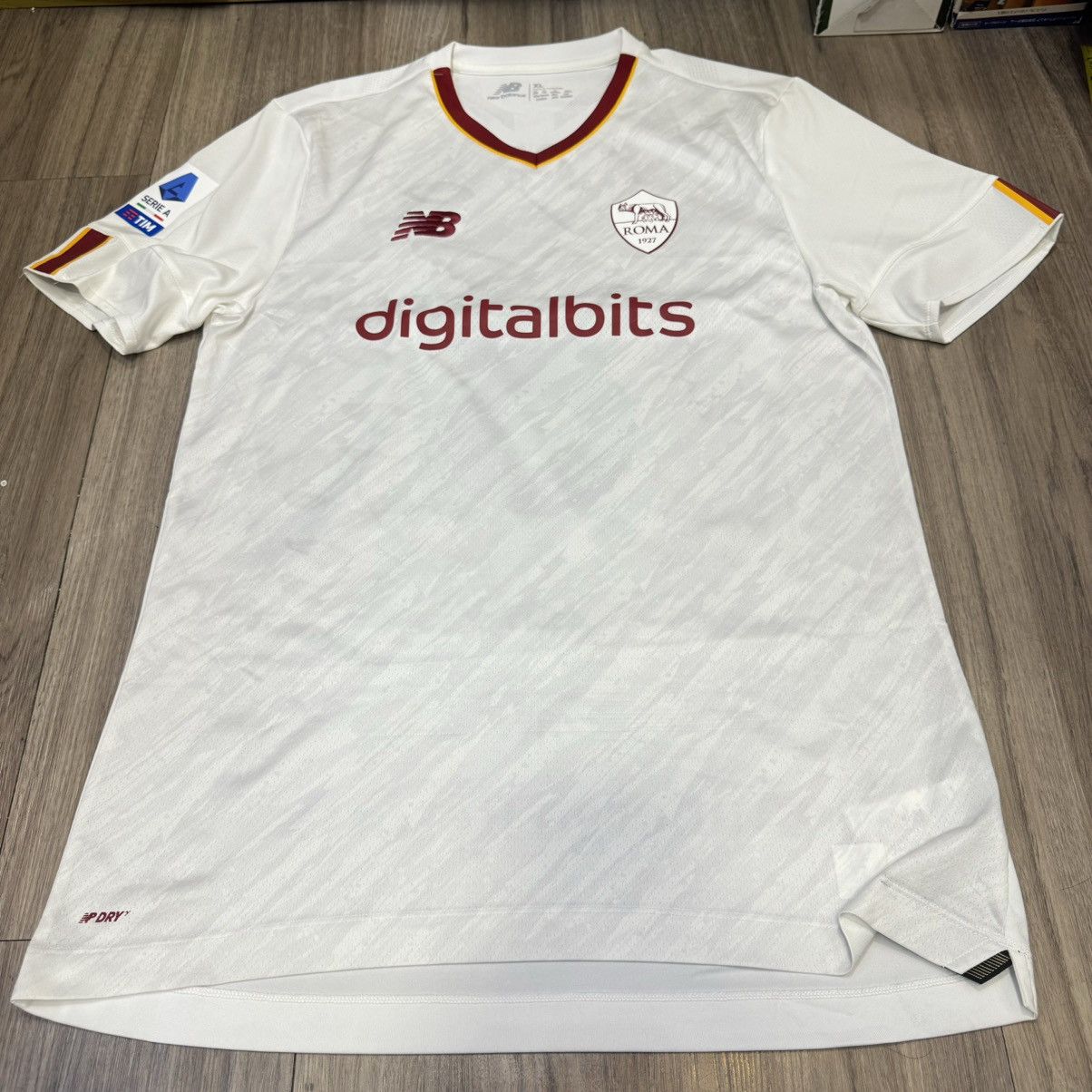 New Balance Roma 22/23 match worn away shirt #8 Matic Size US XL / EU 56 / 4 - 1 Thumbnail